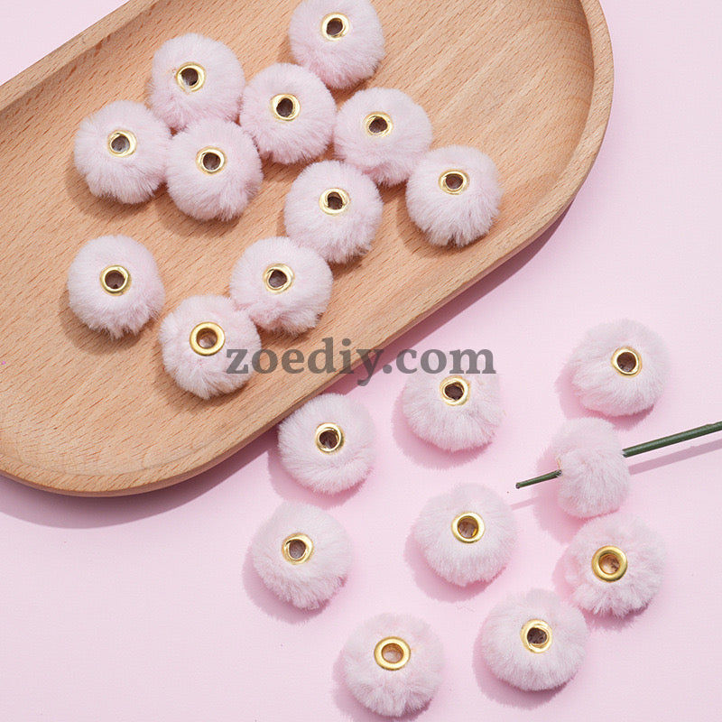 FS2081--Plush Spacer Beads Fit For Beadable Pens