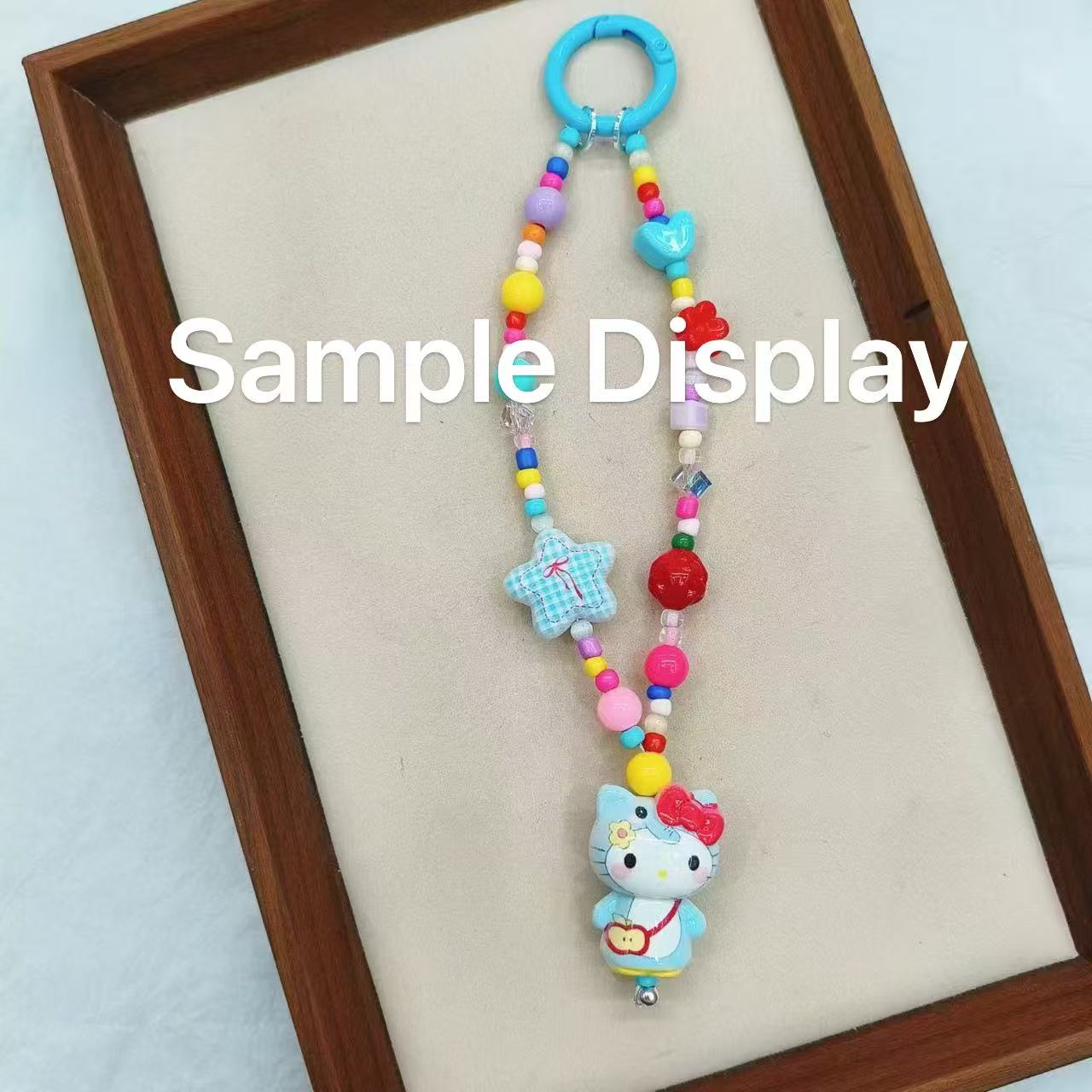 3D Cute Cat Acrylic Beads In Different Outfits For Pen Toppers Decoration And Keychains Random Mix