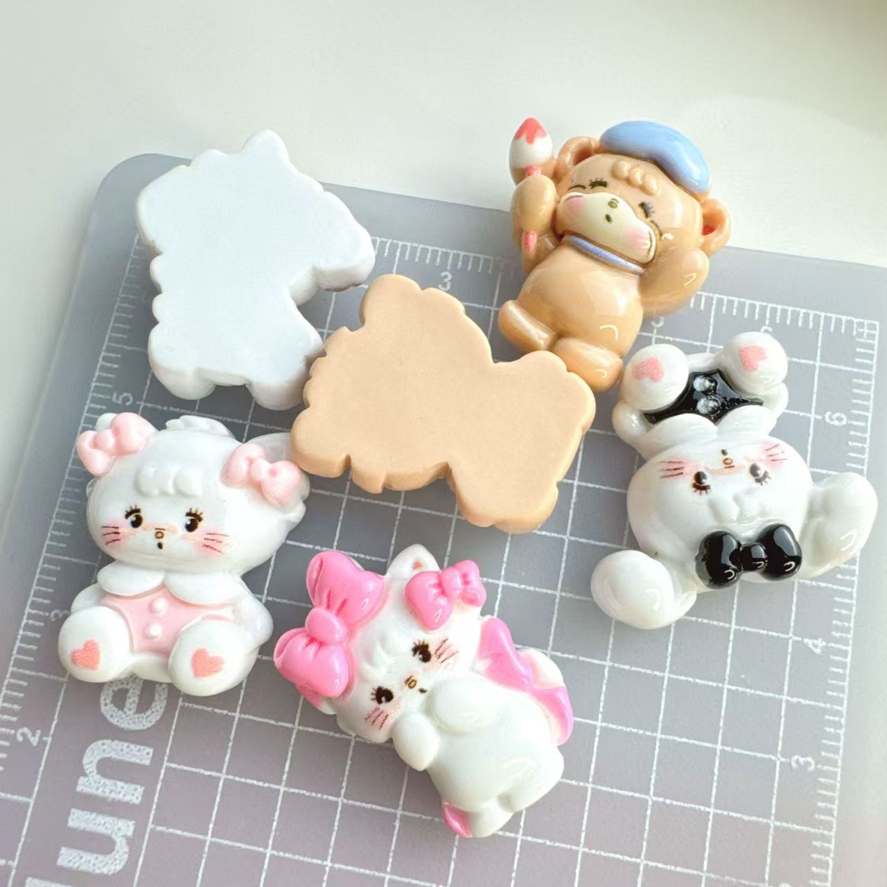 FS4142- Approximately 19×20mm Mikoo Resin Patches Zoe's DIY Shop