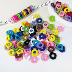 FS19423-16mm Matte Wavy Acrylic Spacer Beads