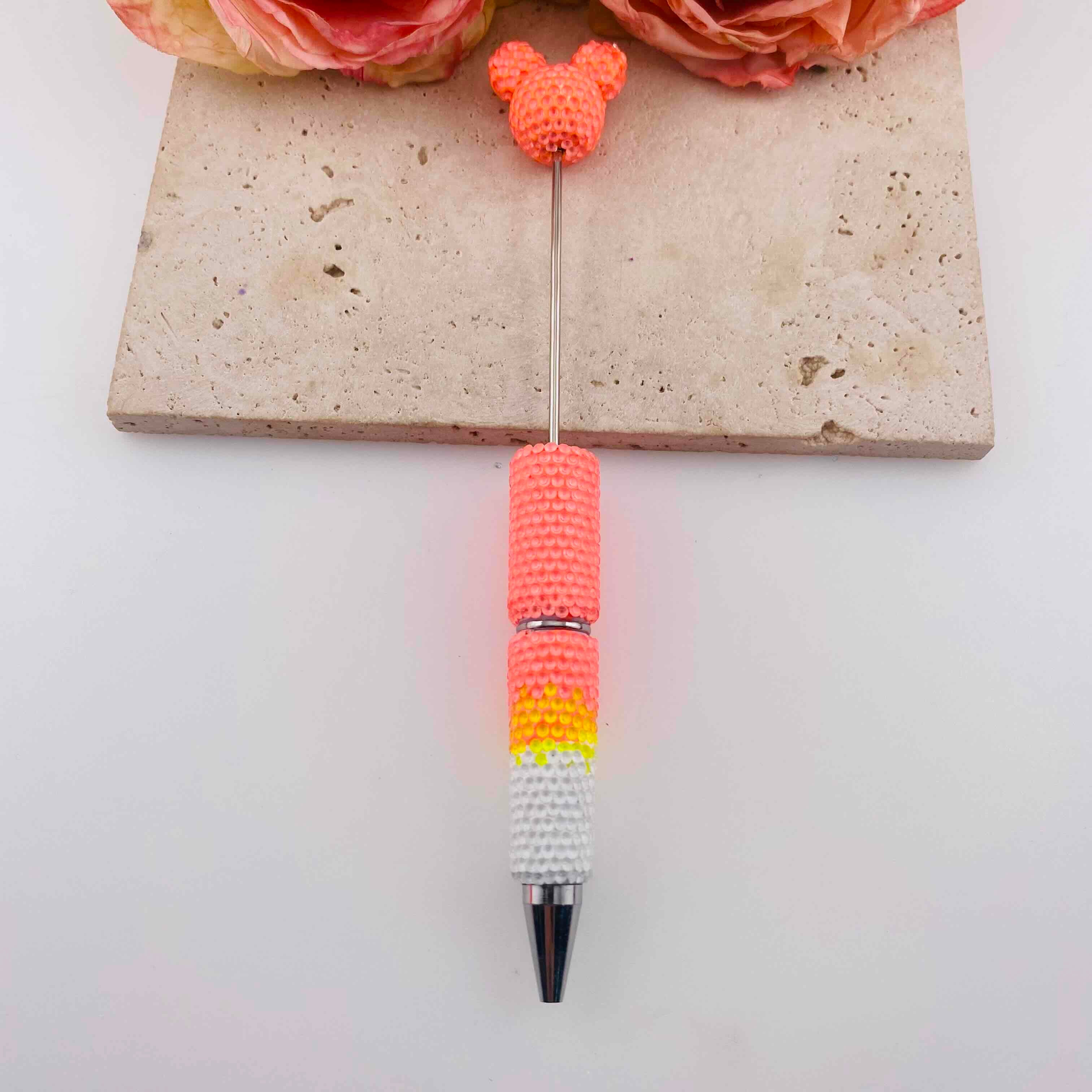 FS19783-Fluorescent Mickey Rhinestone Mixed Color Pens