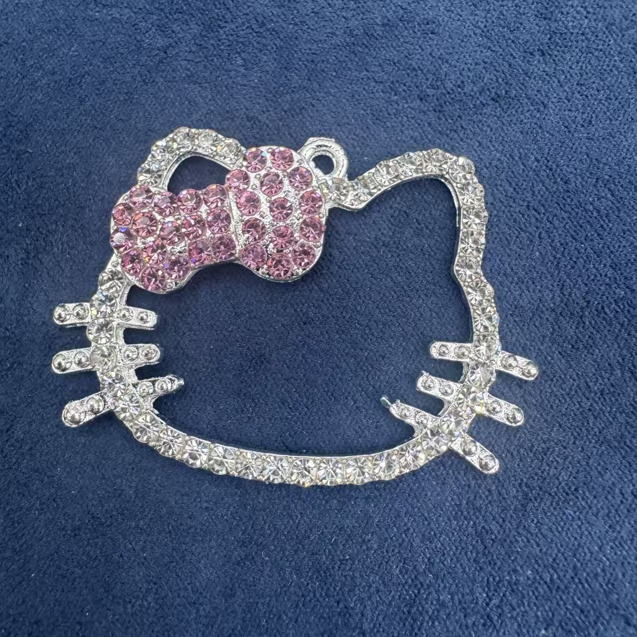 HK Rhinestone Metal Charms For Making Fancy Beads