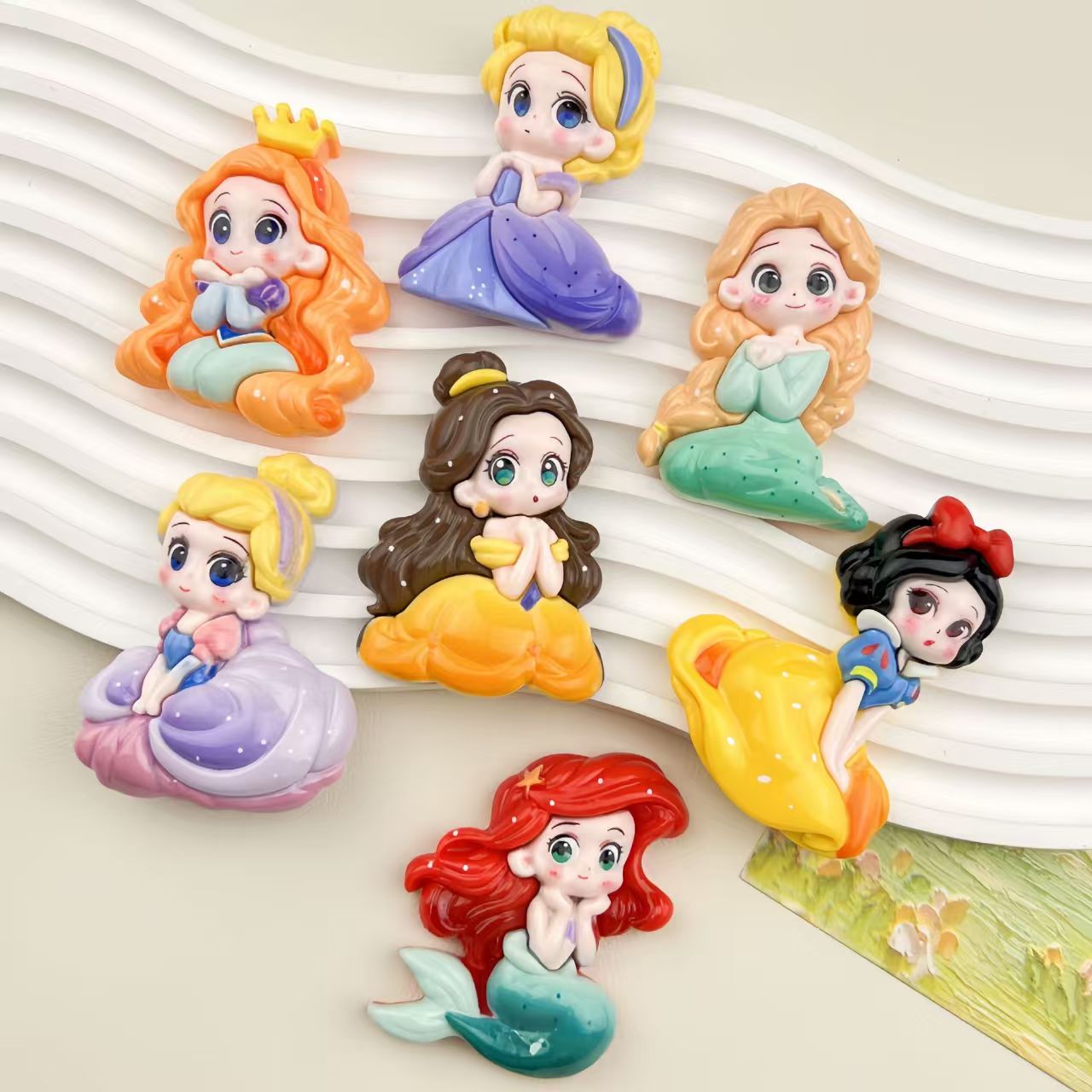 FS3582- Snow White Resin Patches Without Holes