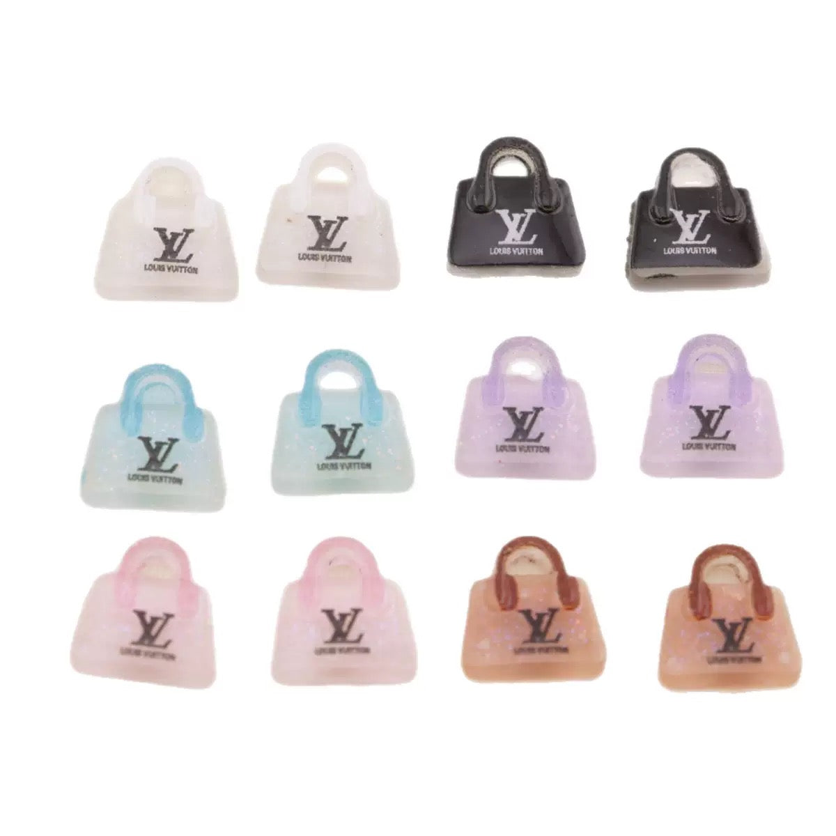 FS6470-About 10×11mm Bags Printed Resin Nail Charms