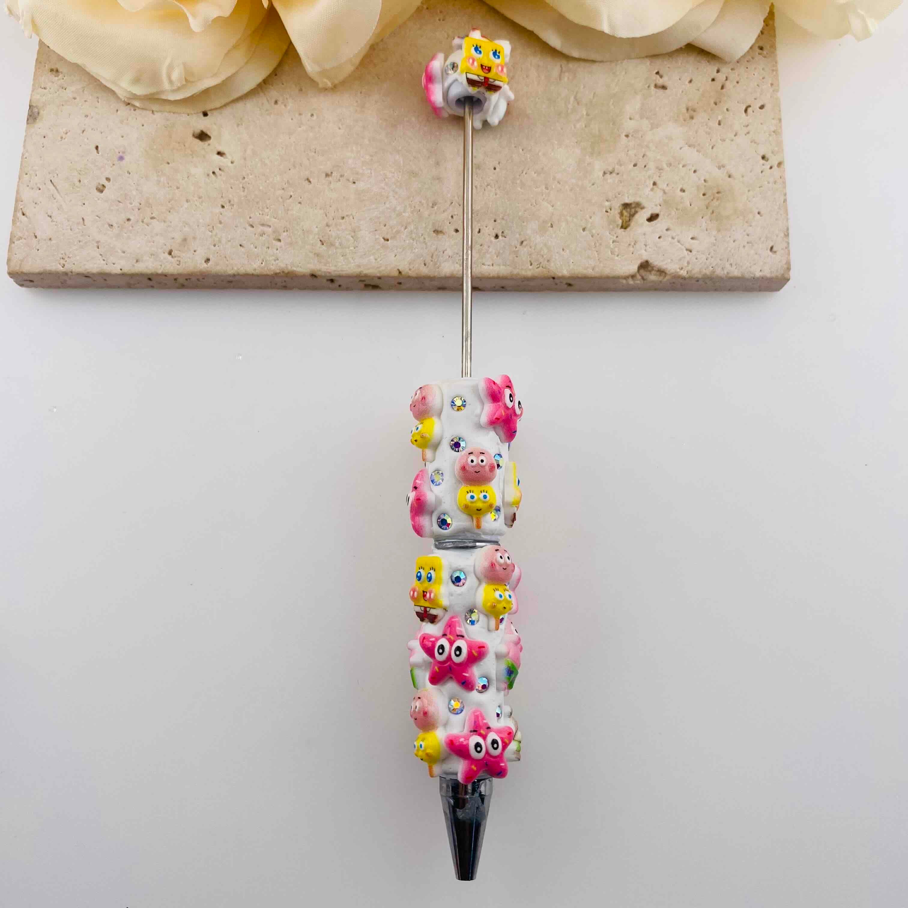 FS20317-SpongeBob Cartoon Beadable Clay Pens