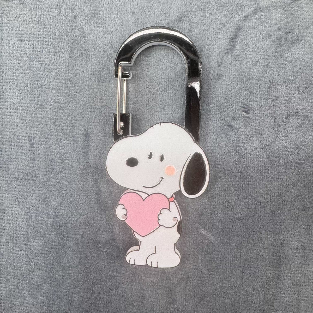 Cute Snoopy Acrylic Carabiner, Cartoon Backpack Hook Key Accessory