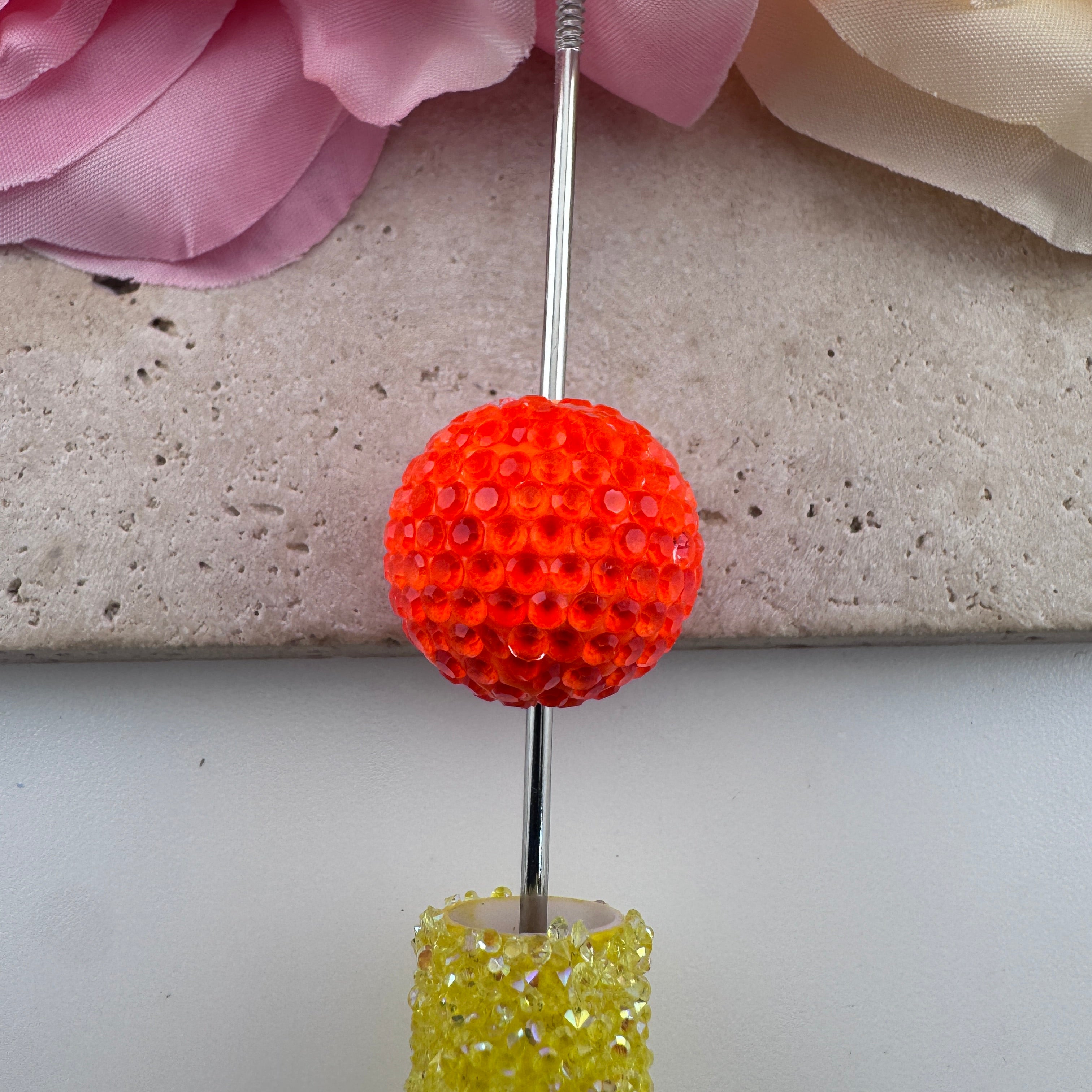 FS20015-About 20mm Mixed Neon Color Beads