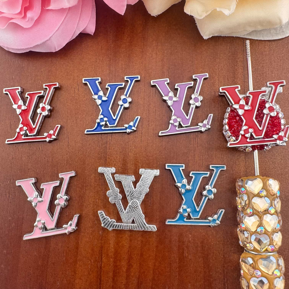 About 27mm Metal Patch For Making Fancy Beads