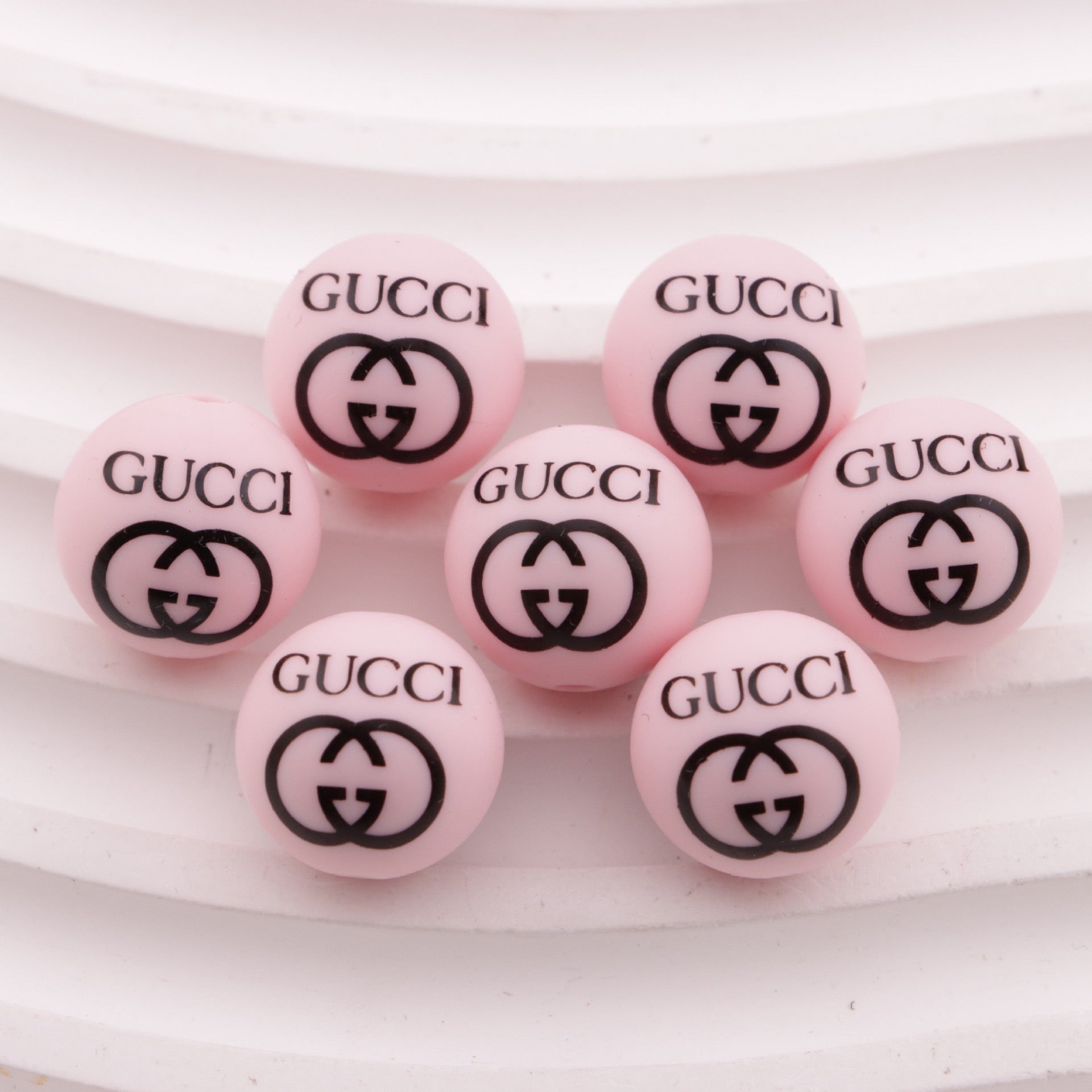 FS6518-15mm Silicone Beads As Picture Shows