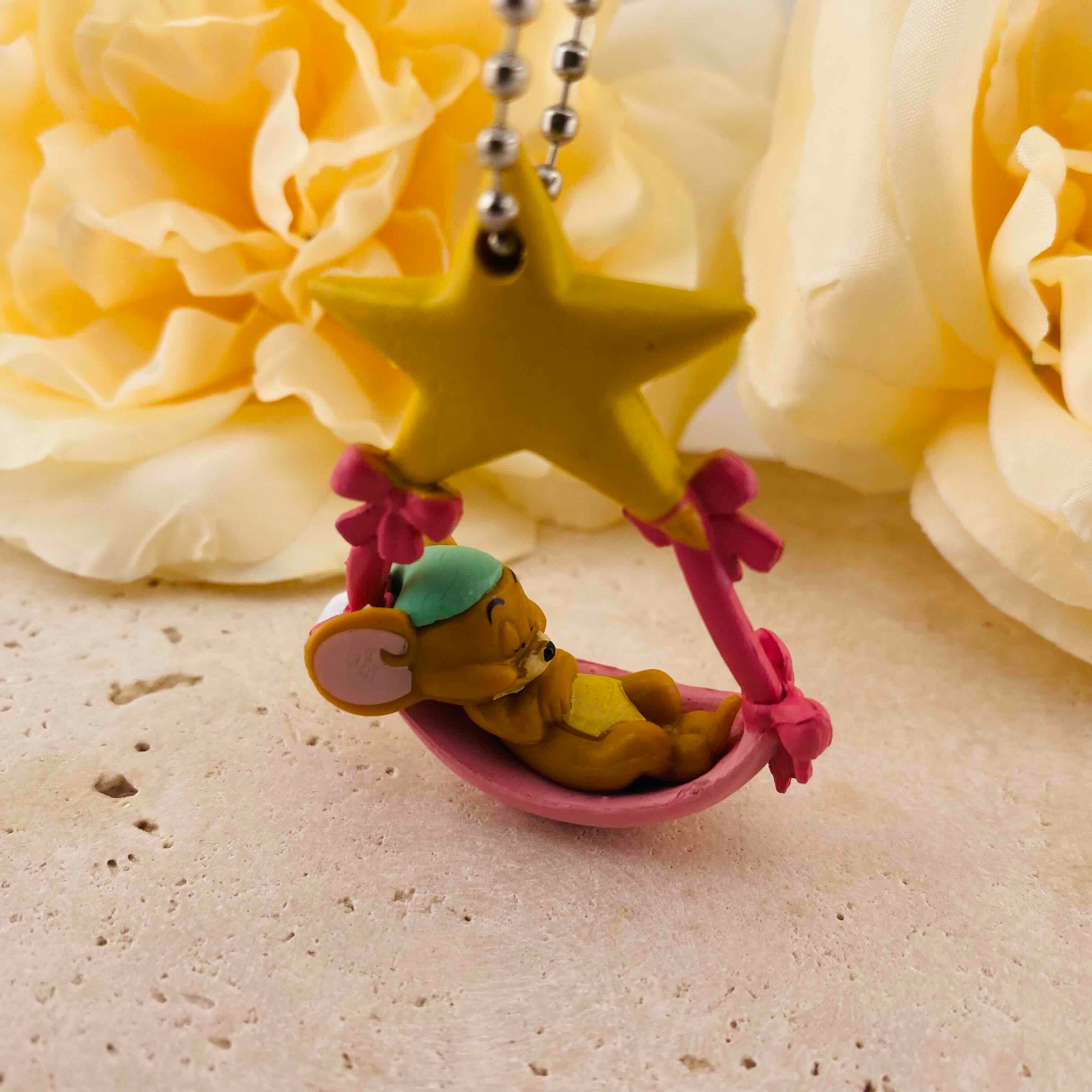 FS19988-About 39*46mm Sleeping Jerry On Crescent Moon Resin Pendant Charms