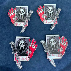 Ghost Halloween Pendant For Making Keychain