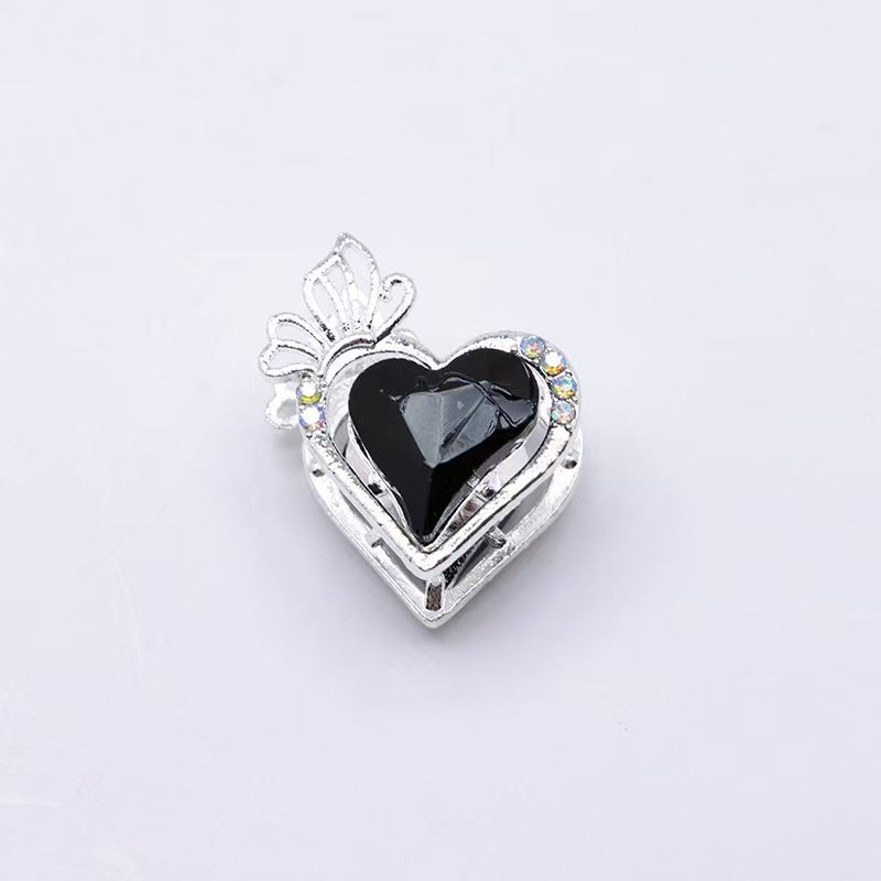 Heart Butterfly Heavy-Duty Beads Straight Hole Beading Accessories Findings DIY Beaded Pen