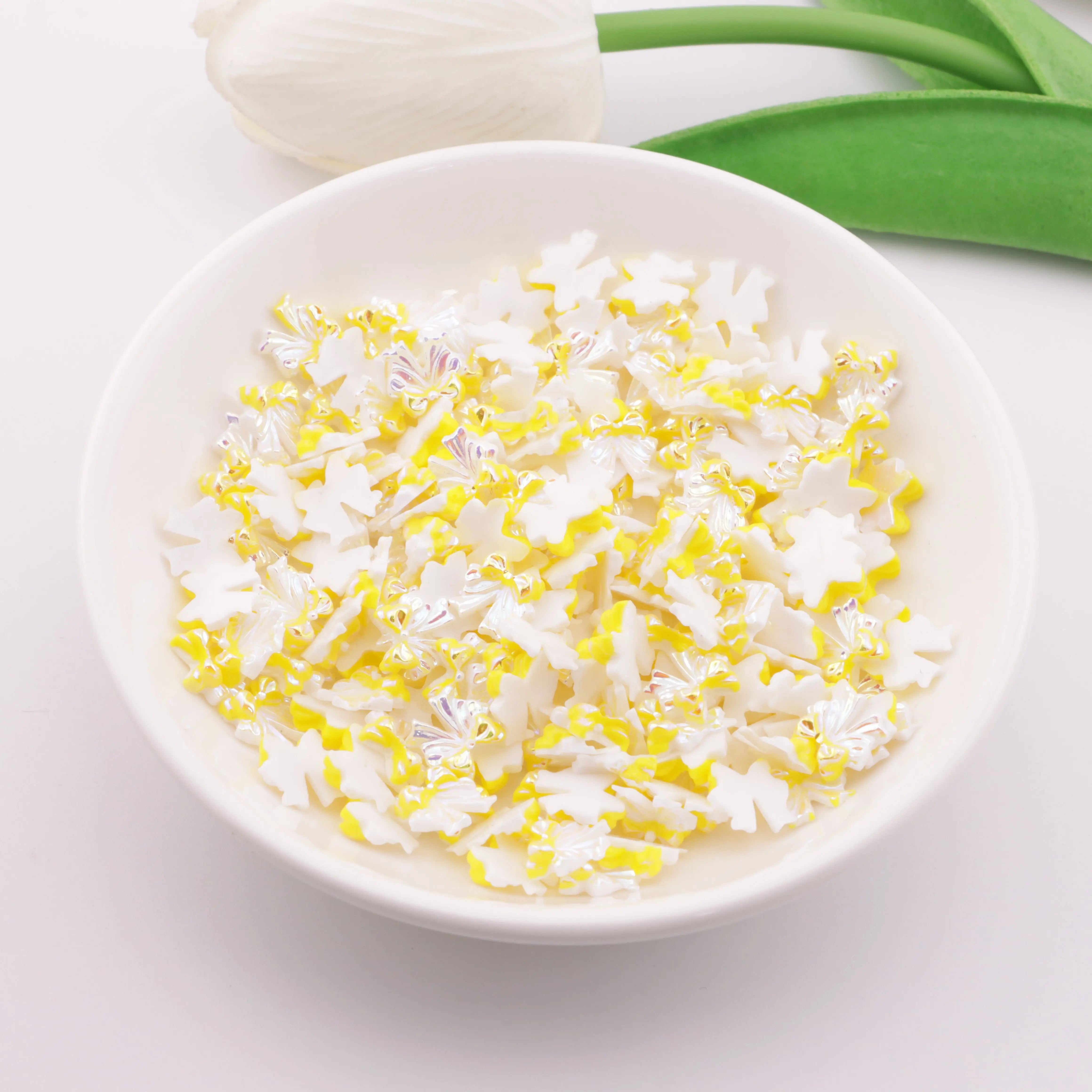 FS6005-9mm Uv Bows Charms Small Bow Patches - Zoe DIY Wholesale