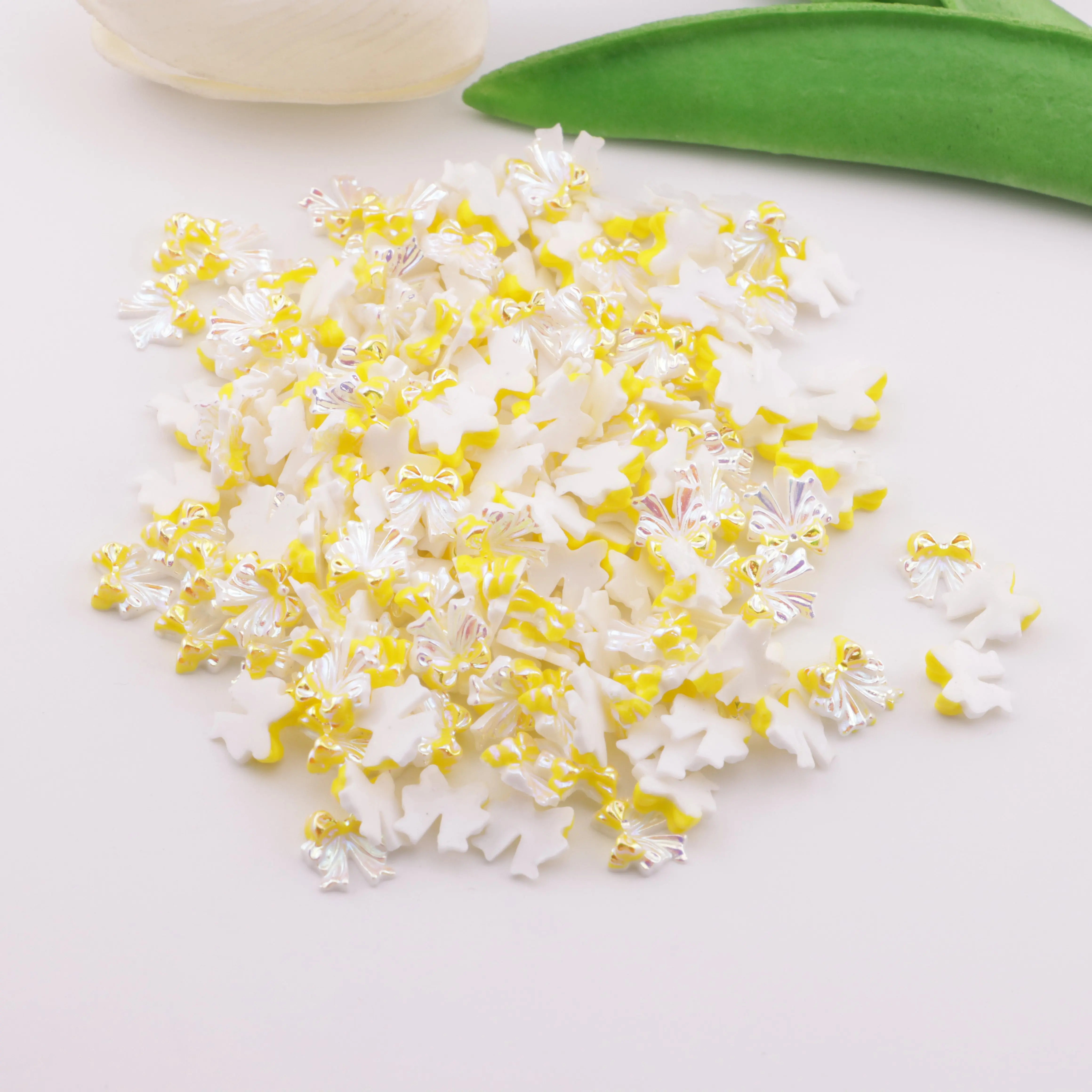 FS6005-9mm Uv Bows Charms Small Bow Patches - Zoe DIY Wholesale