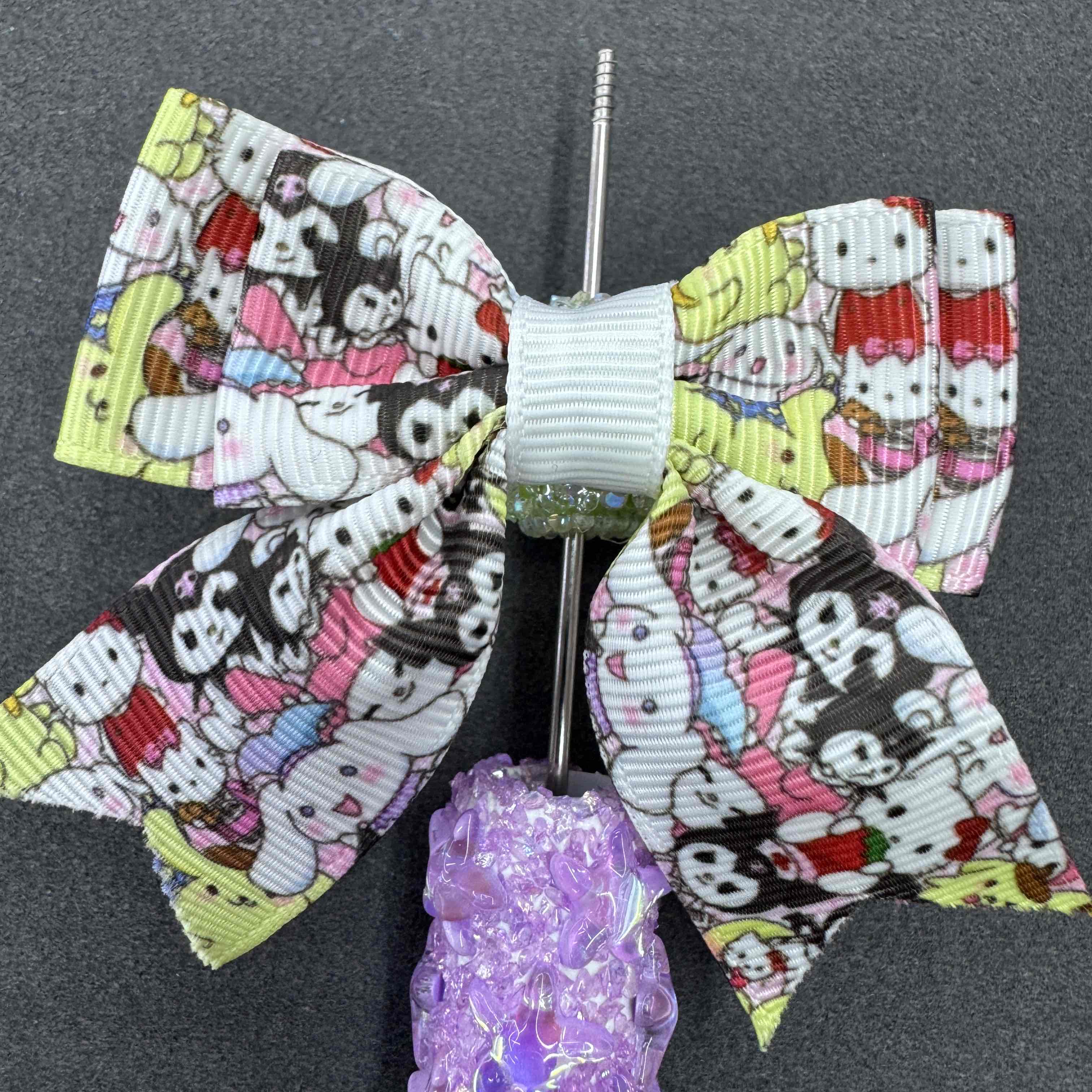 FS20044-Cute Cartoon Bow Sugar Beads