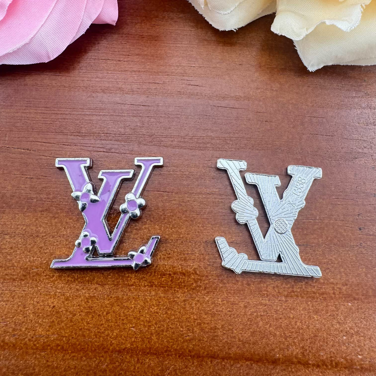 About 27mm Metal Patch For Making Fancy Beads