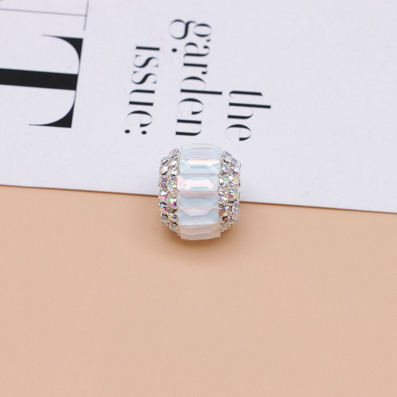 FS10876 -About 15×17×17mm Mocha Glass Crystal Fancy Beads