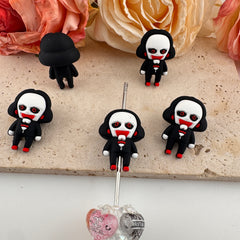 FS19384-3D Billy the Puppet Silicone Focal Beads