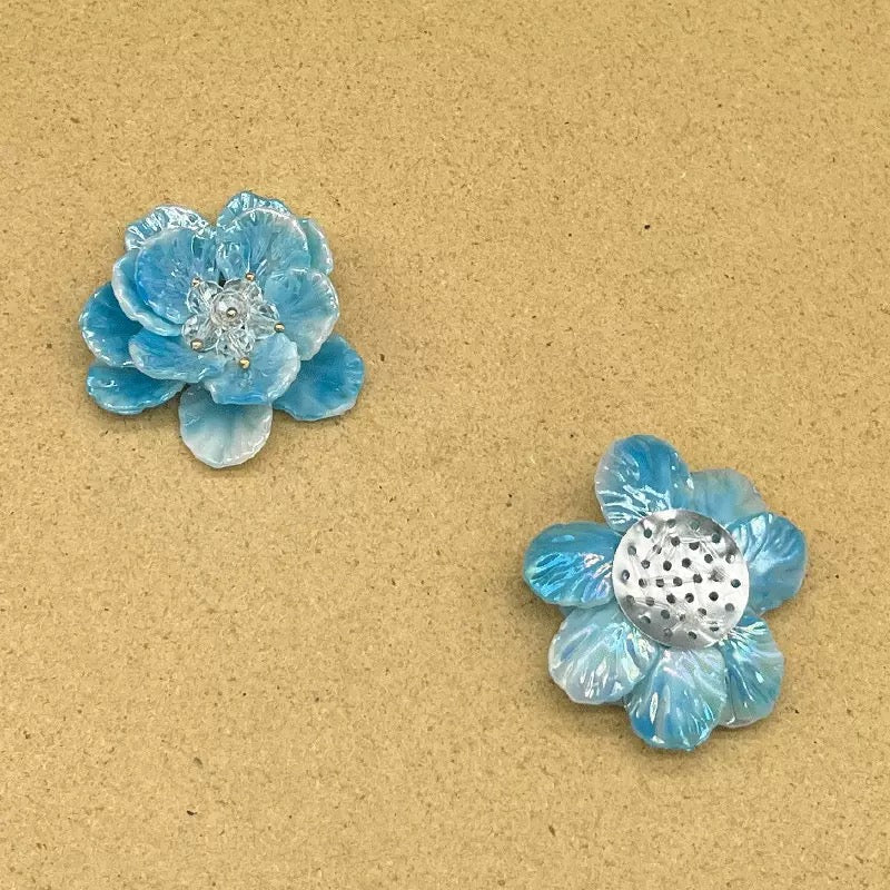 FS1004- 47MM Mixed Color Handmade  Flower For Making Fancy Beads Zoe's DIY Shop