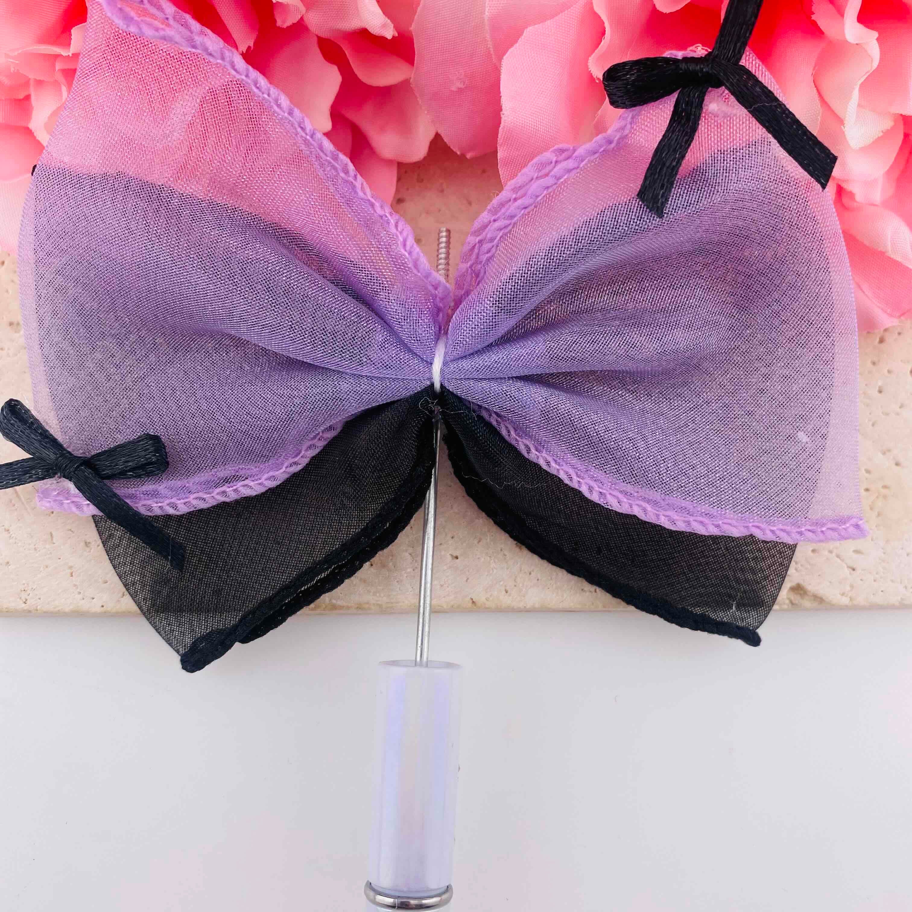 FS19814-About 18*20mm Tulle Polka Dot Bow Fancy Beads