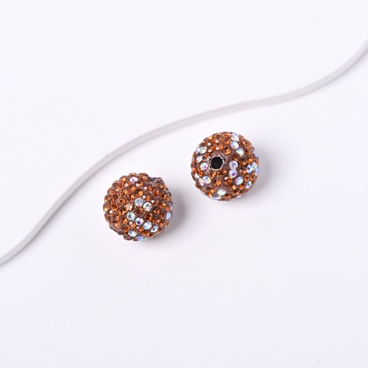 FS20234-16mm Rhinestone Clay Beads For Making Keychain Beadable Pens
