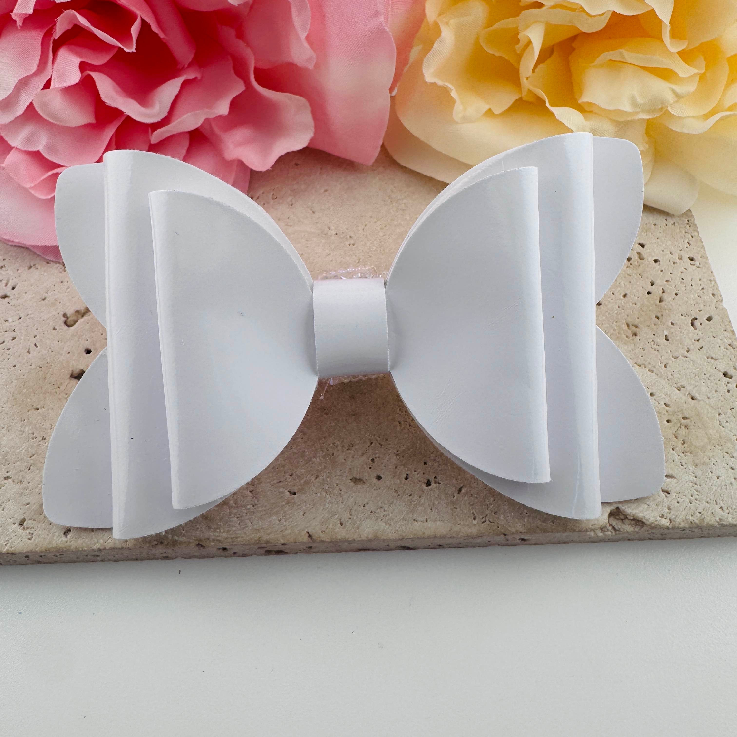 FS20014-Neon Color PU Bow Sugar Beads