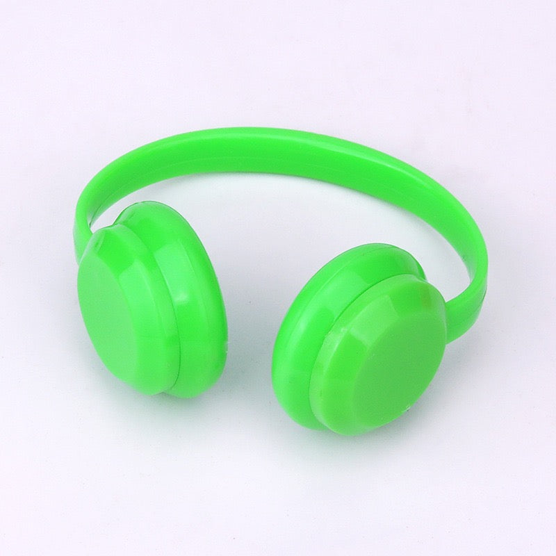FS5622-Solid Color Ear Phone For 17cm Labubu 1.0-2.0-3.0-4.0 Zoe's DIY Shop
