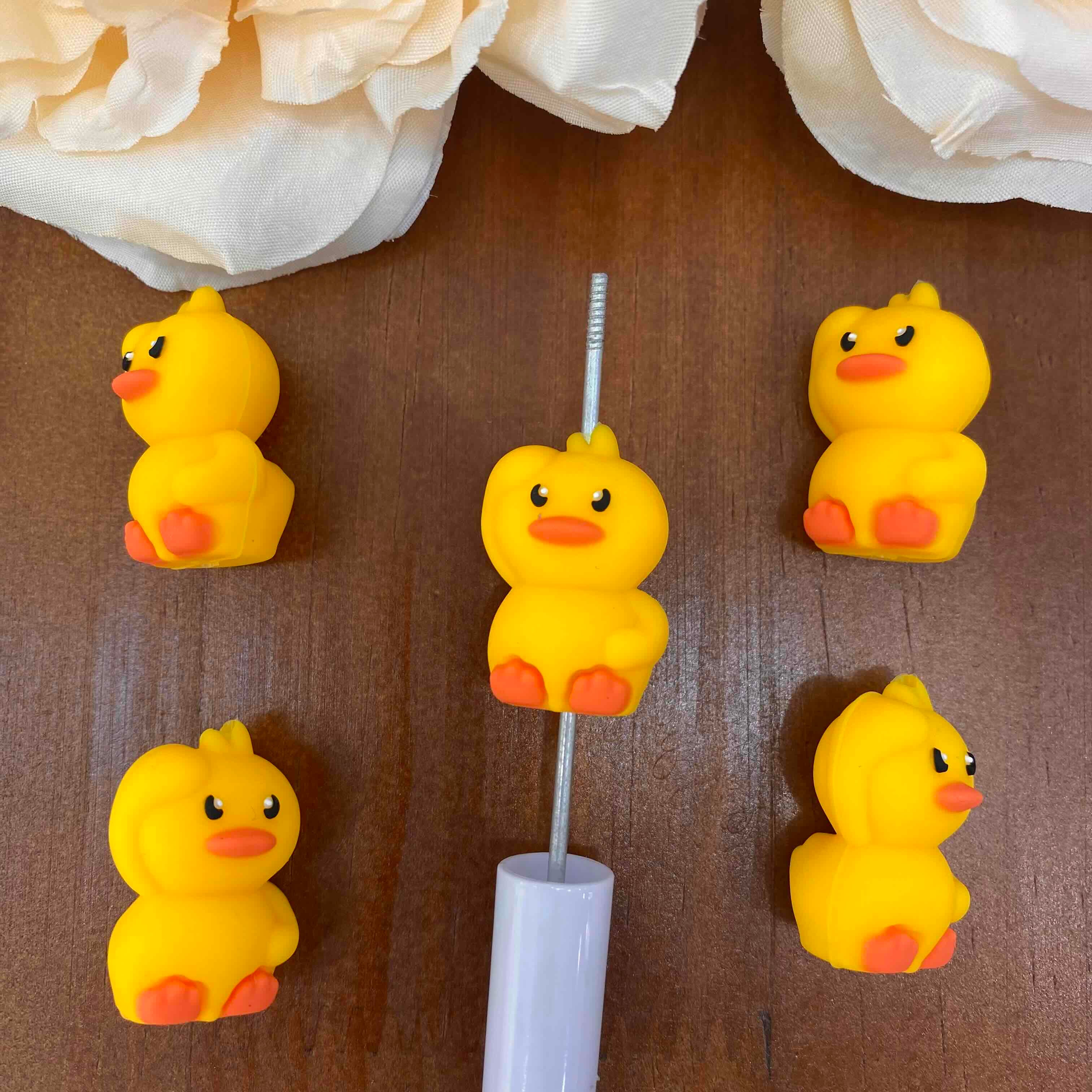 FS20512-3D Duck Silicone Focal Beads