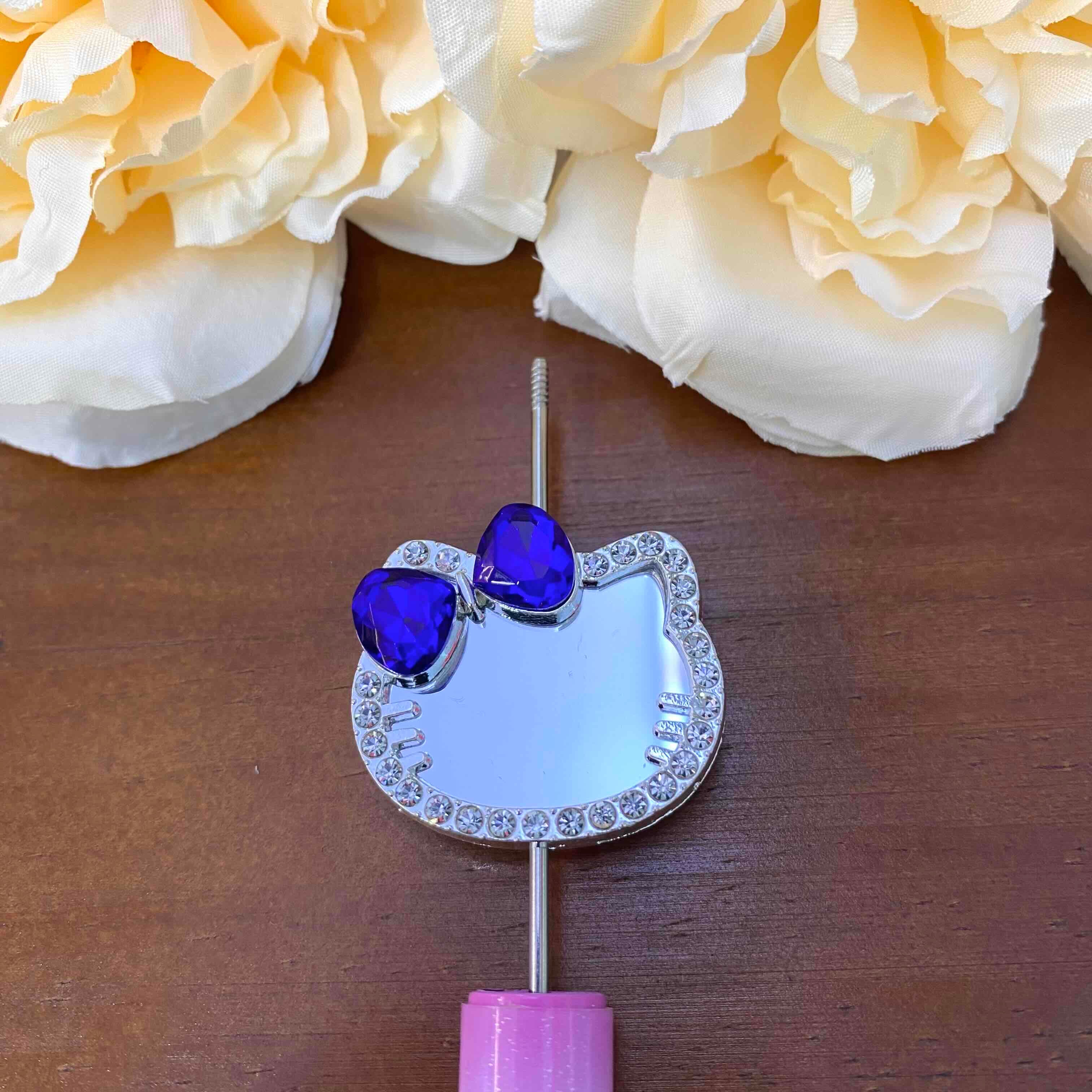 FS20630-Hello Kitty Mirror Metal Beads