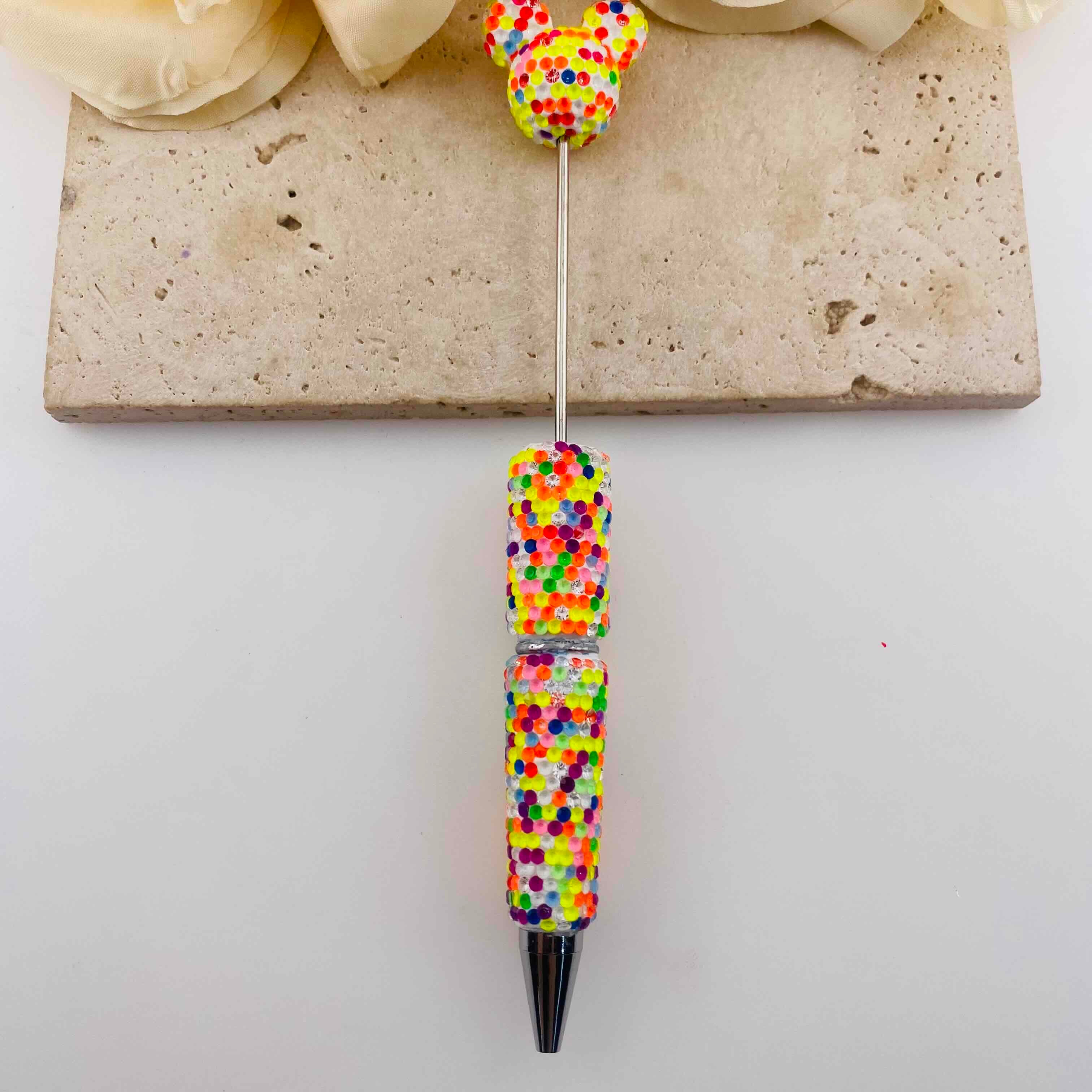FS20075-Rhinestone Mickey Beadable Pens