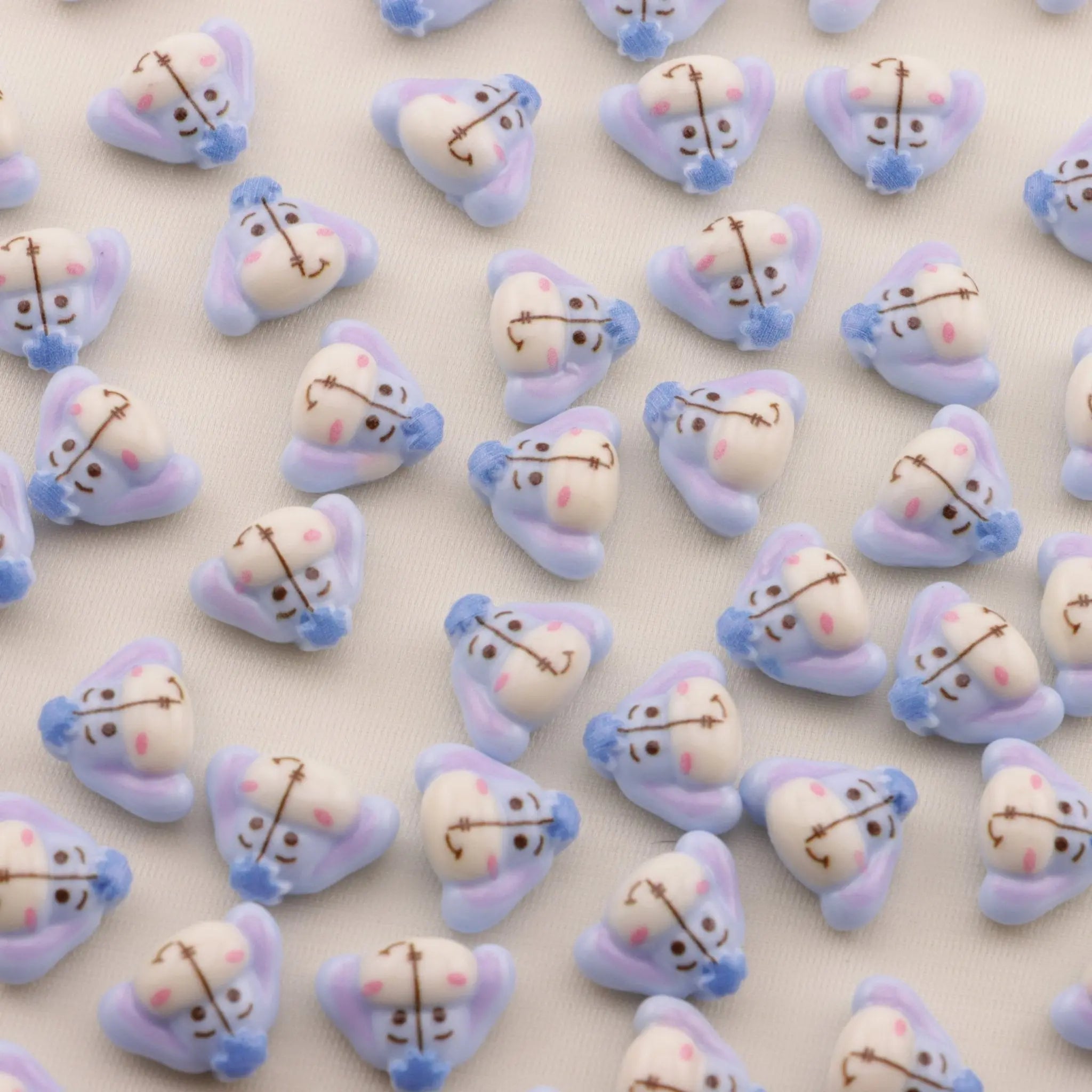 Approximately 14×12mm Donkey Nail Charms Zoe's DIY Shop