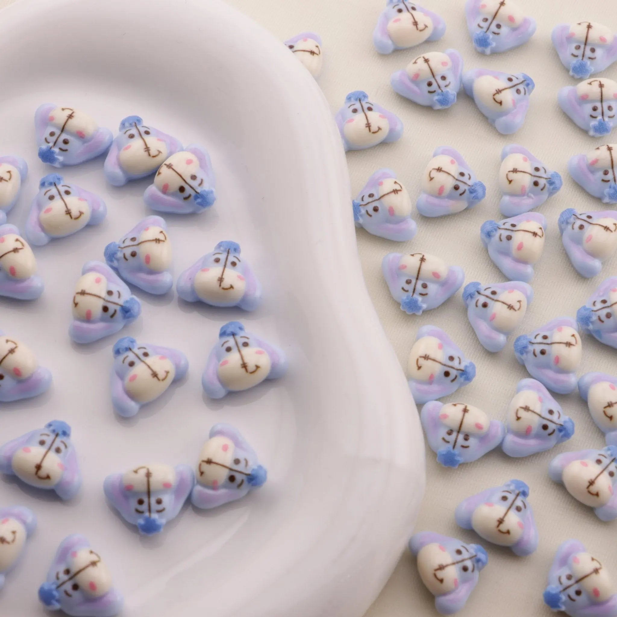 FS6476-Approximately 14×12mm Donkey Nail Charms - Zoe DIY Wholesale