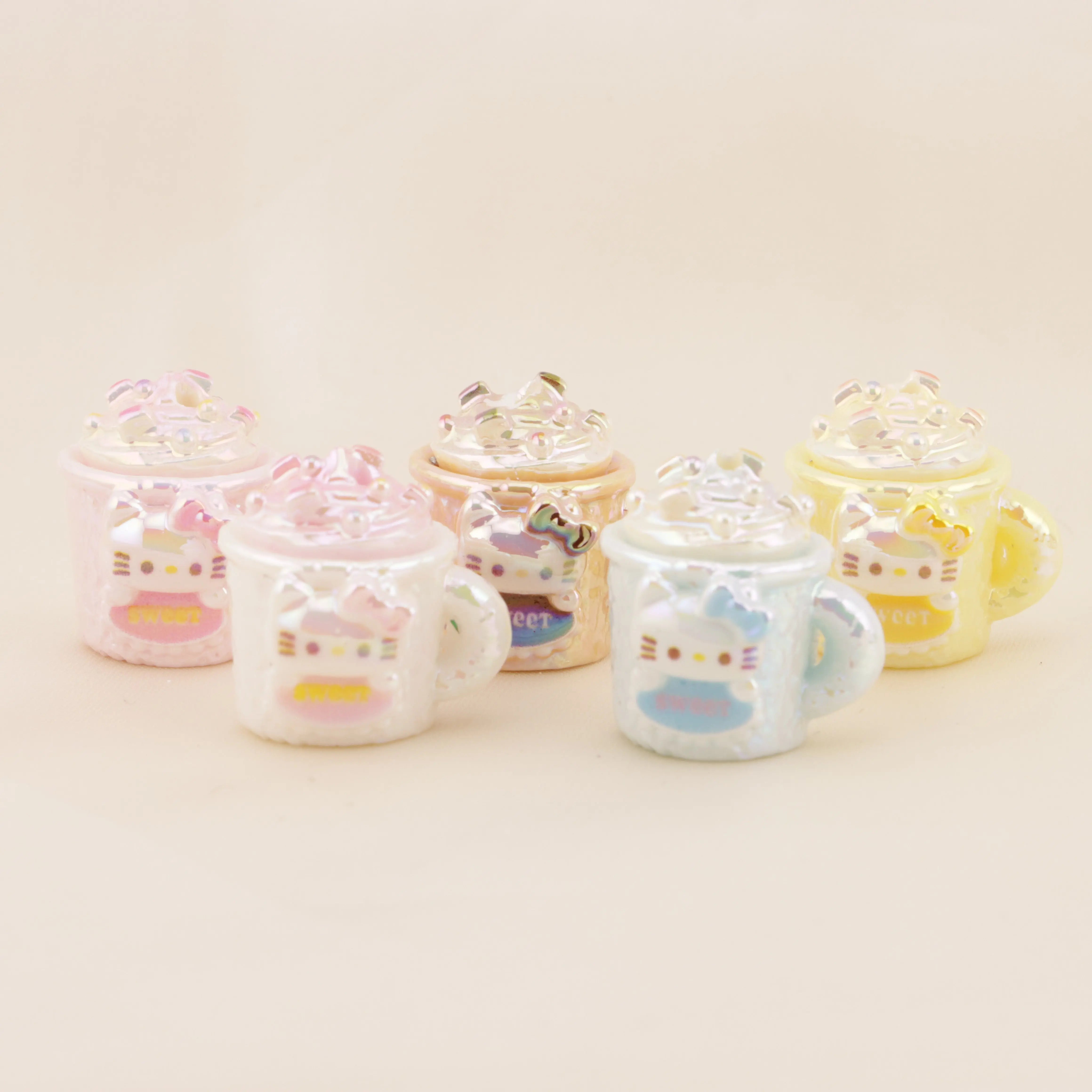 FS6564-Approximately 23*24mm UV Hello Kitty Cup Beads Fit For Pen Pen Passing - Zoe DIY Wholesale