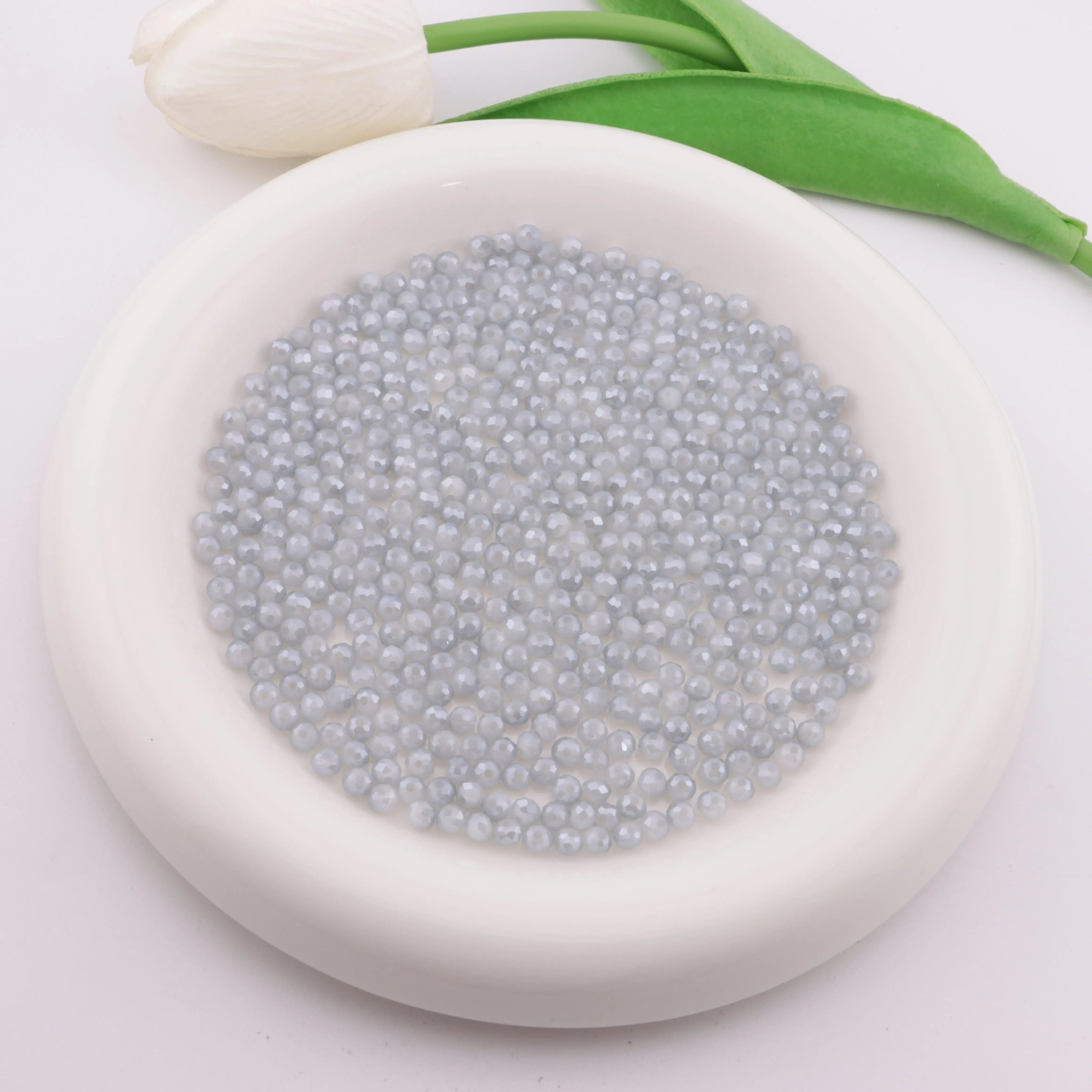 Approximately 4mm Crystal Glass Beads AB ZoeDIY Shop