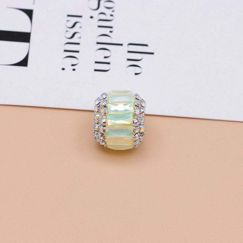 FS10876 -About 15×17×17mm Mocha Glass Crystal Fancy Beads