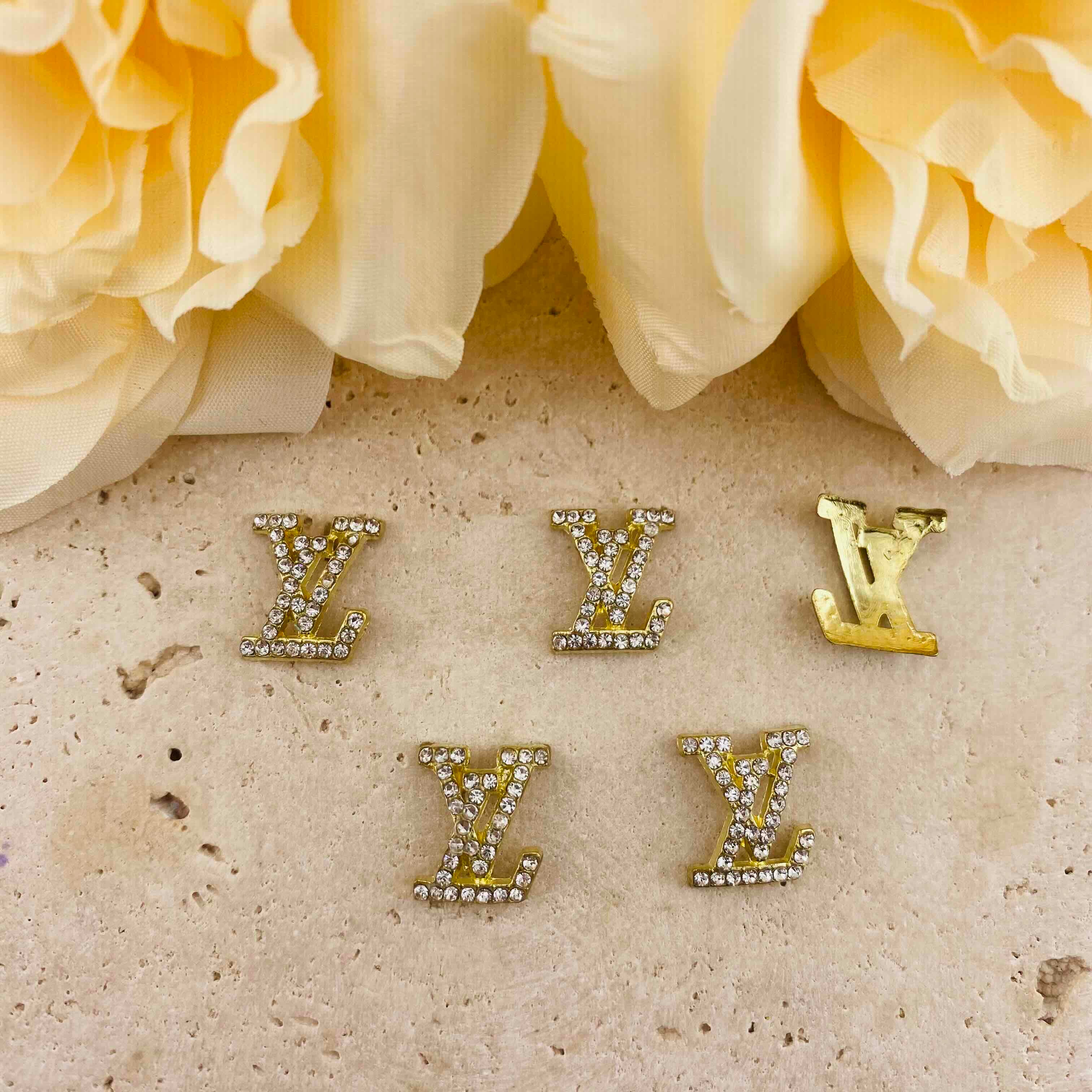 FS3678-13.8*6.1mm LV Metal Nail Charms（Perfect For 25mm Beads)