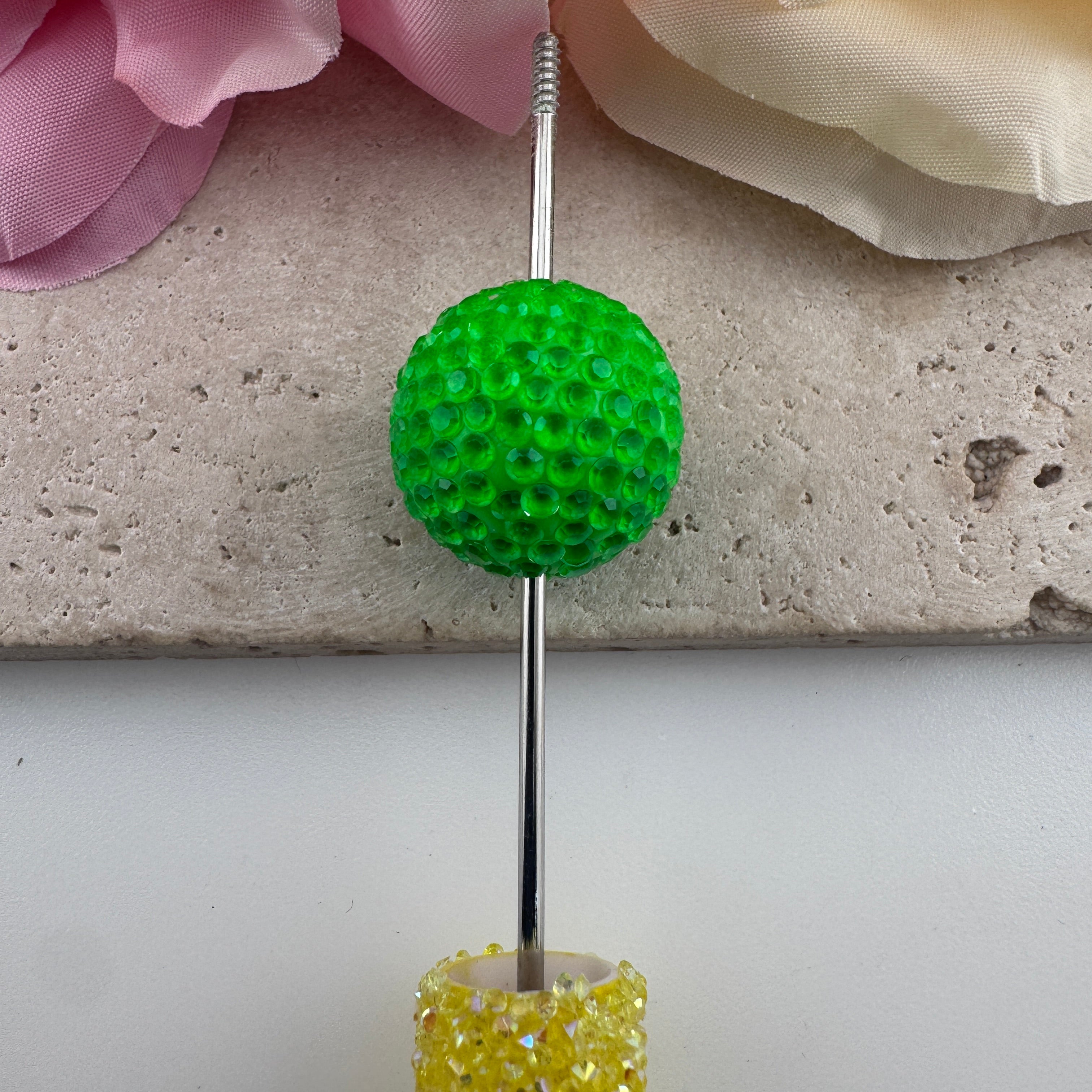 FS20015-About 20mm Mixed Neon Color Beads