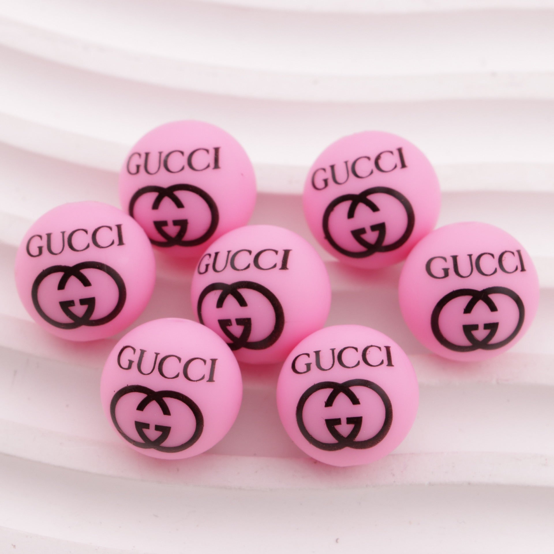 FS6518-15mm Silicone Beads As Picture Shows