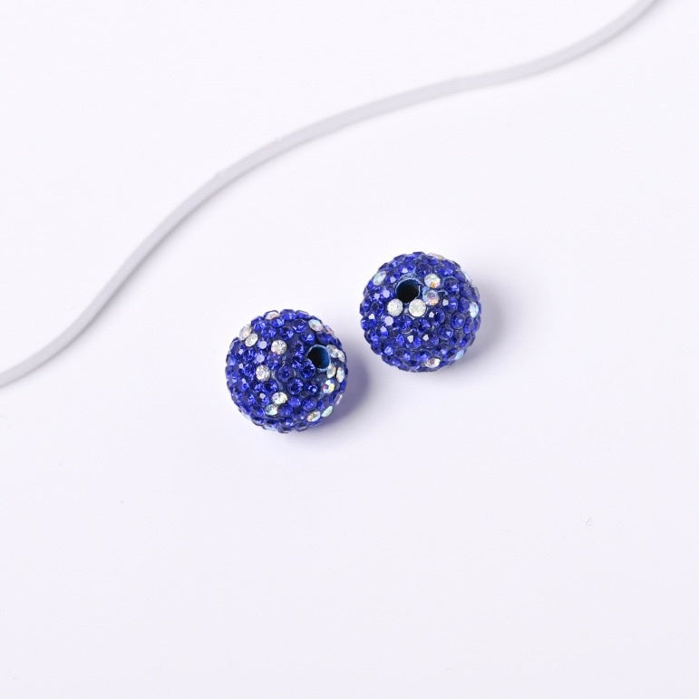 FS20234-16mm Rhinestone Clay Beads For Making Keychain Beadable Pens