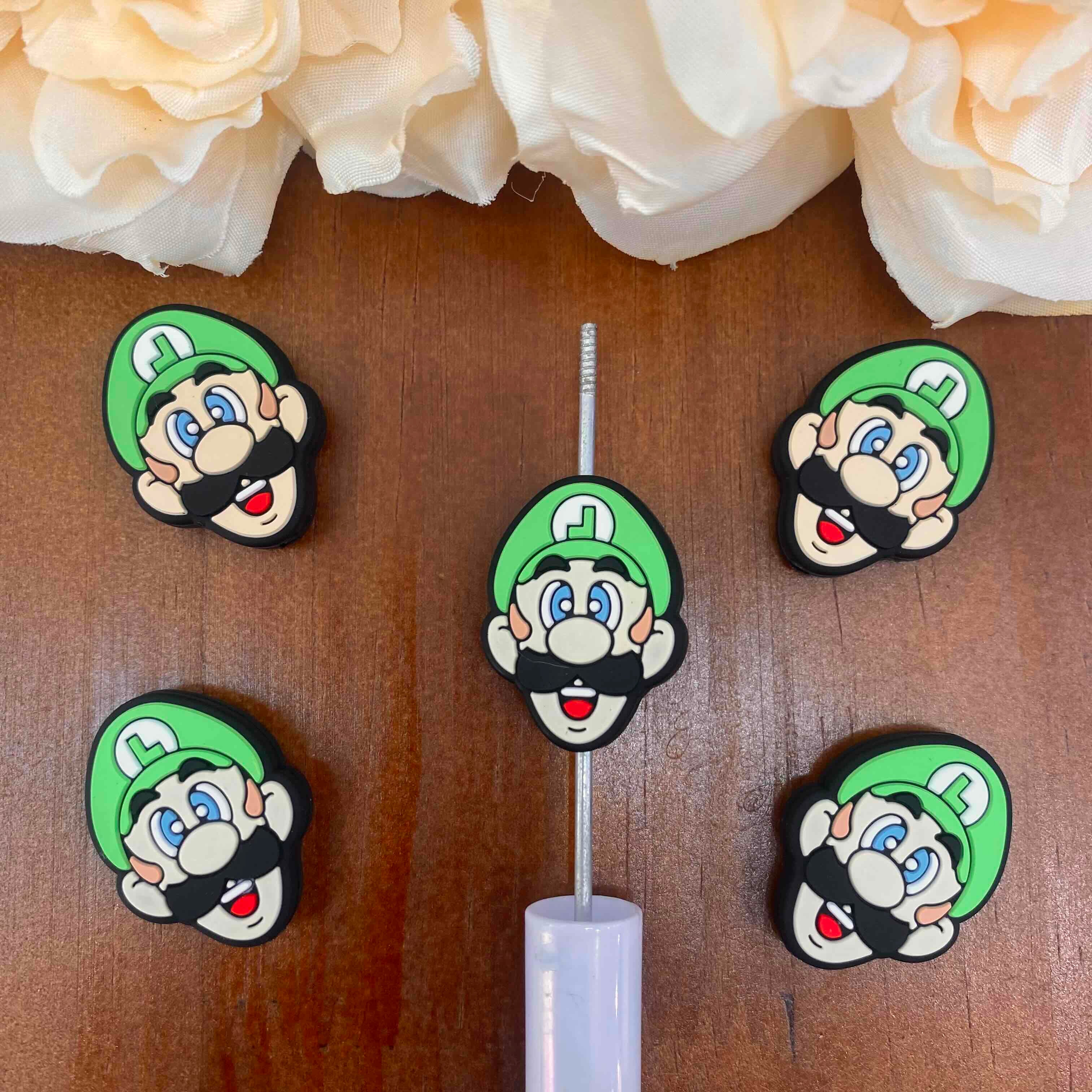FS20490-Luigi Flat Silicone Focal Beads
