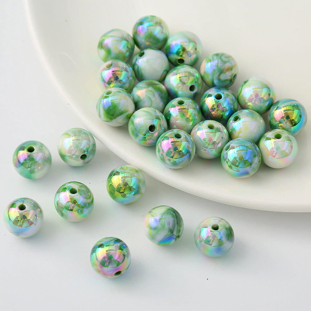 FS1716-16 MM Size UV  Acrylic Beads Fit For Beadable Pens