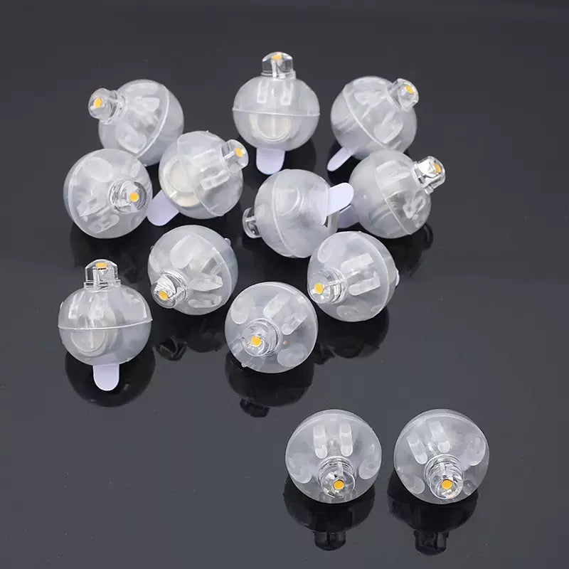 FS20730-Mini Round LED Balloon Lights, Battery Operated Warm White Tiny LED Lamp for DIY Crafts, Party, Lantern Decoration