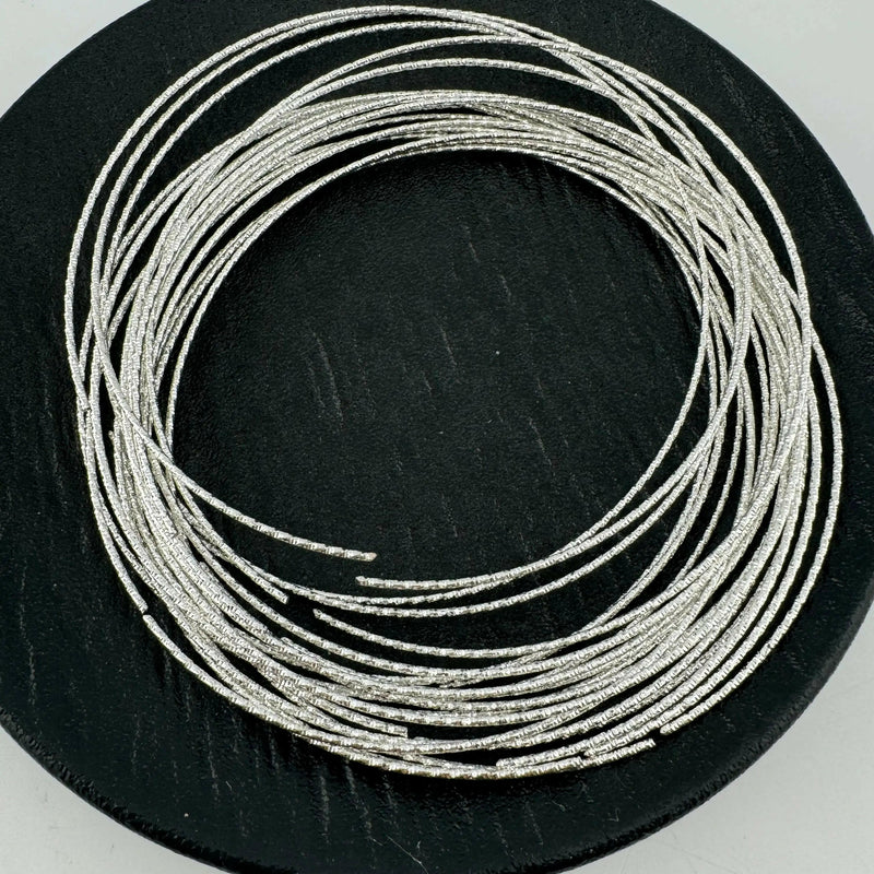 FS0020-100mm Sliver Plated Metal Wire Ring For Making Car Hangers - Zoe DIY Wholesale