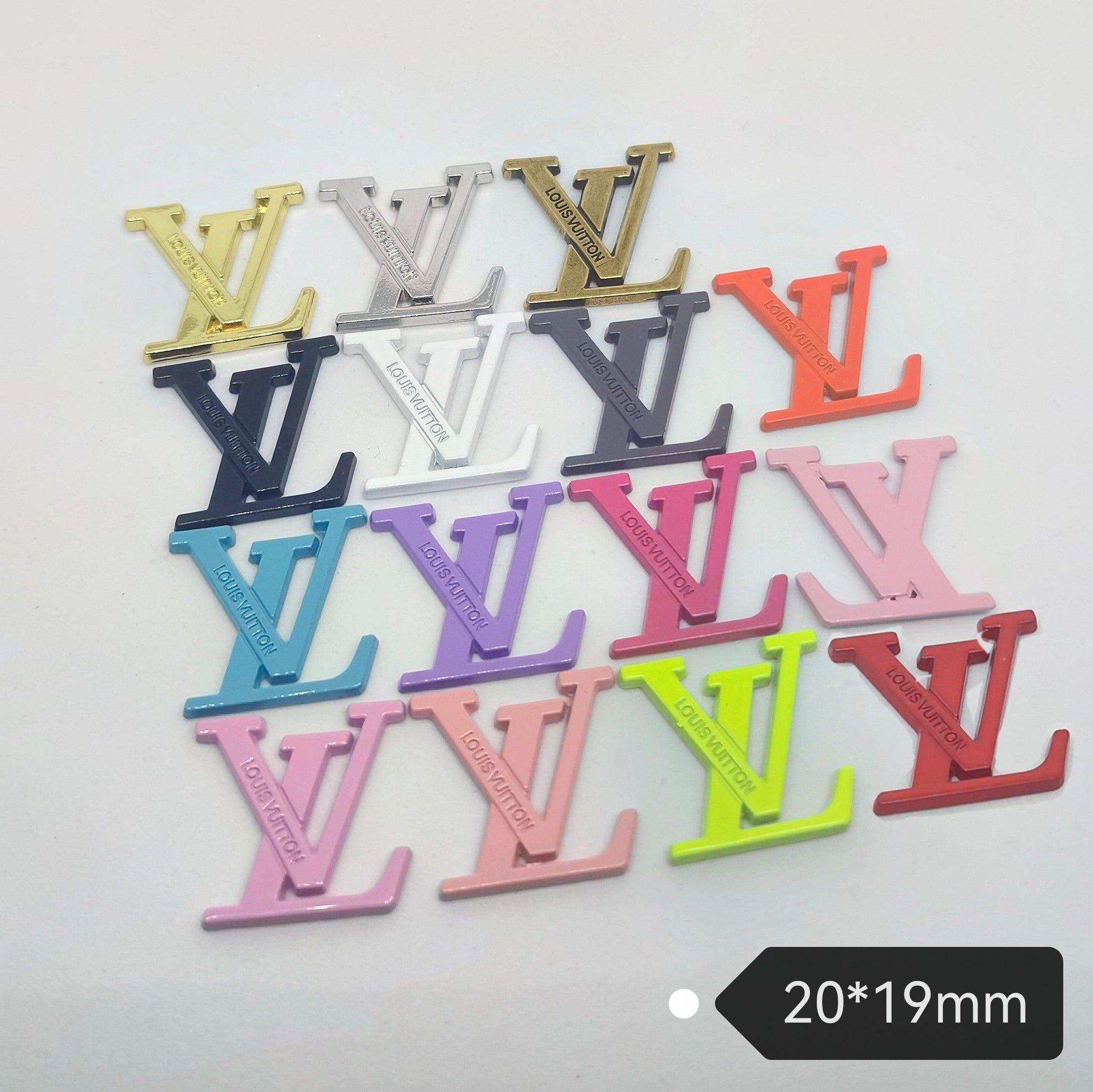 FS19366-About 20×19mm Metal Patch As Picture Shows