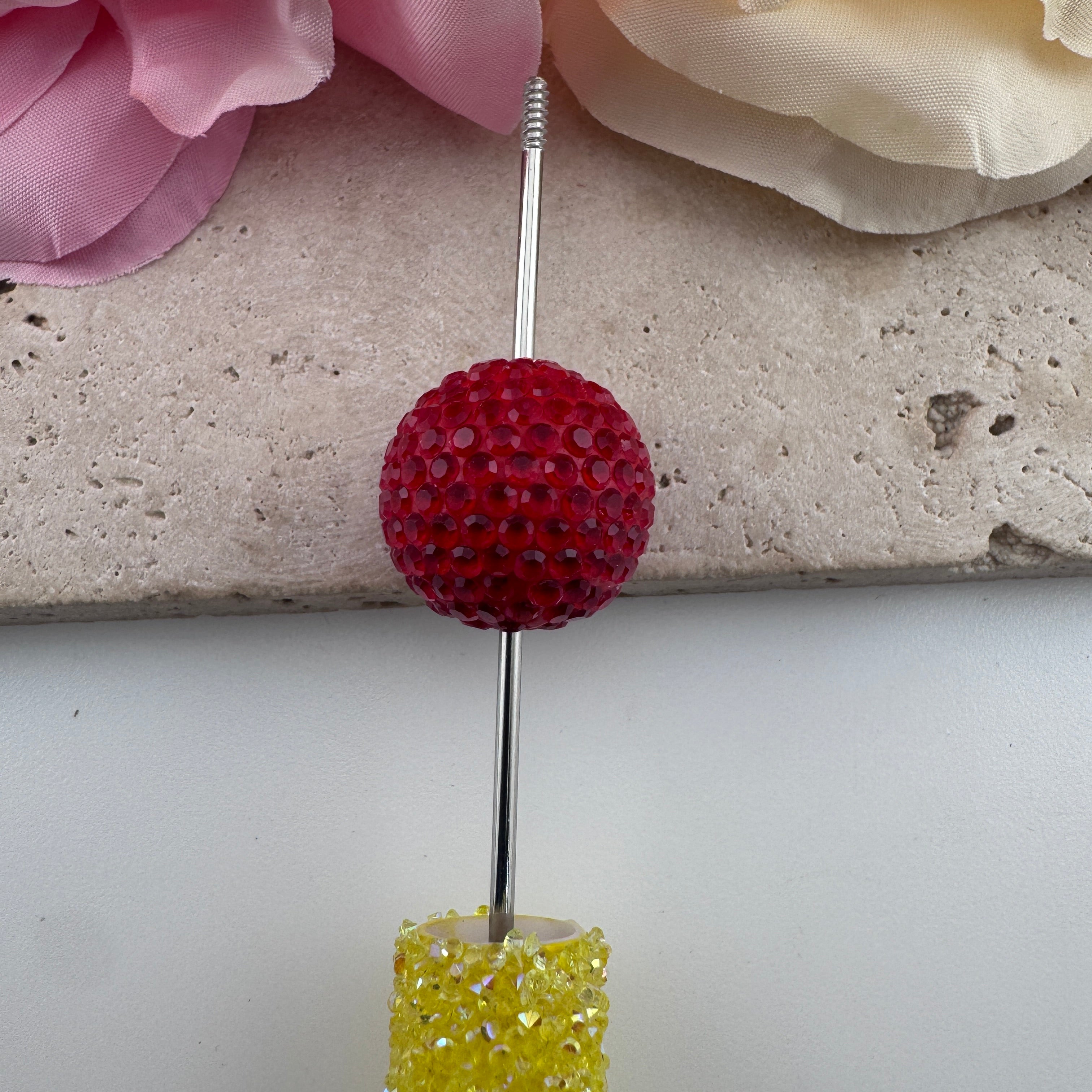 FS20015-About 20mm Mixed Neon Color Beads
