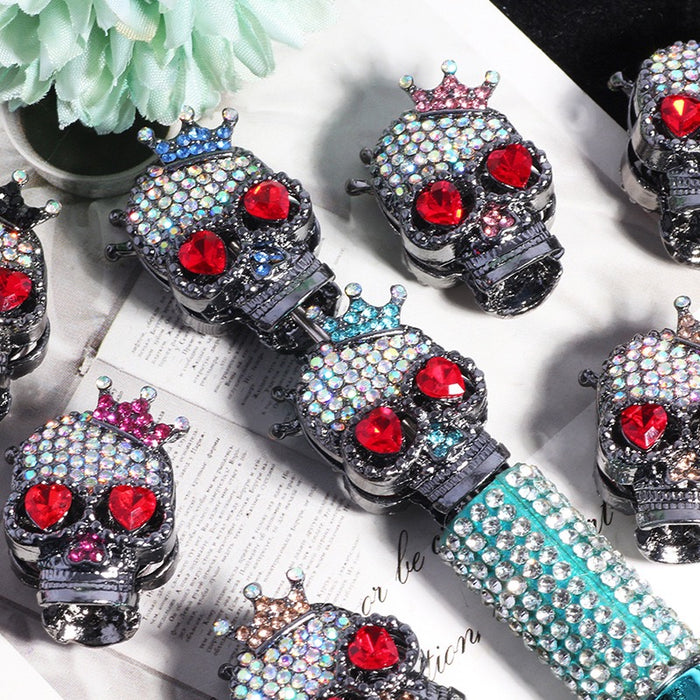 FS19375-About 29*19*16mm Halloween Skull Metal Beads