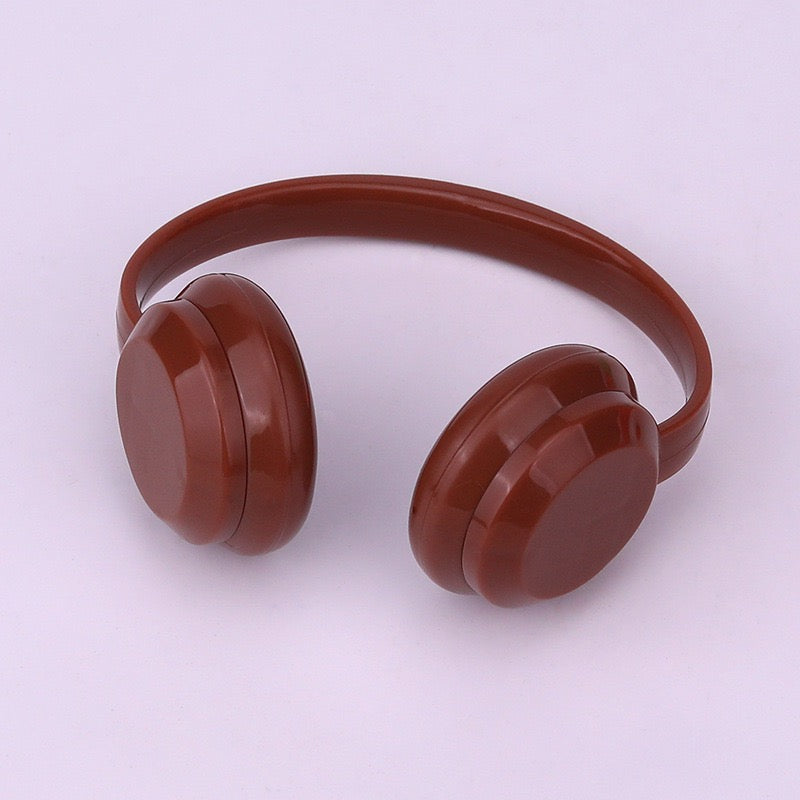FS5622-Solid Color Ear Phone For 17cm Labubu 1.0-2.0-3.0-4.0 Zoe's DIY Shop