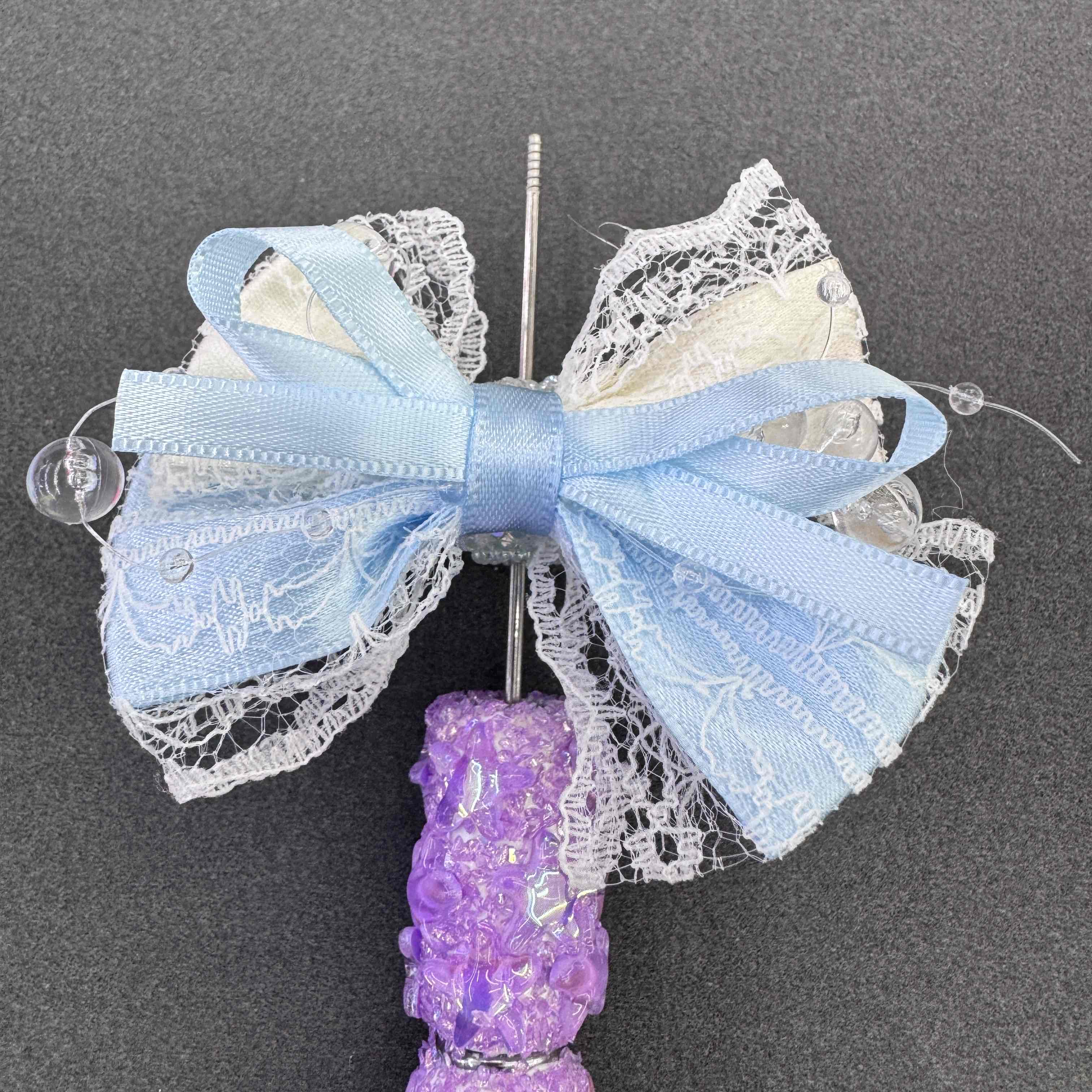 FS20047-Lace Bow Sugar Beads