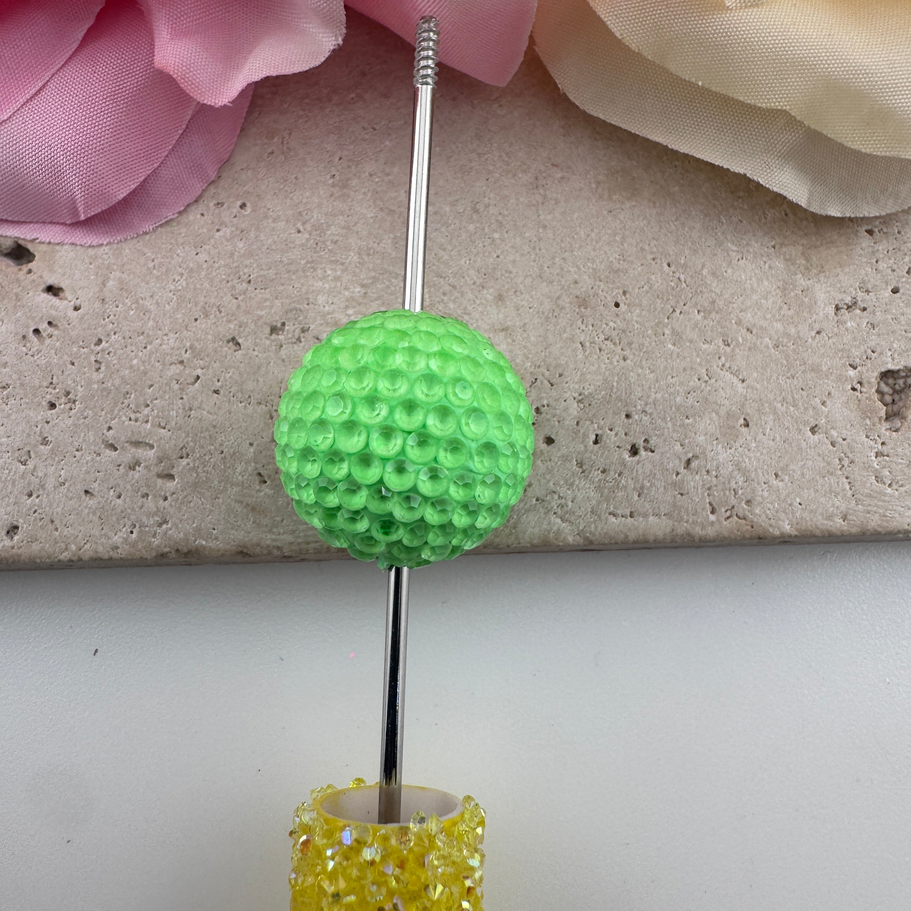 FS20015-About 20mm Mixed Neon Color Beads