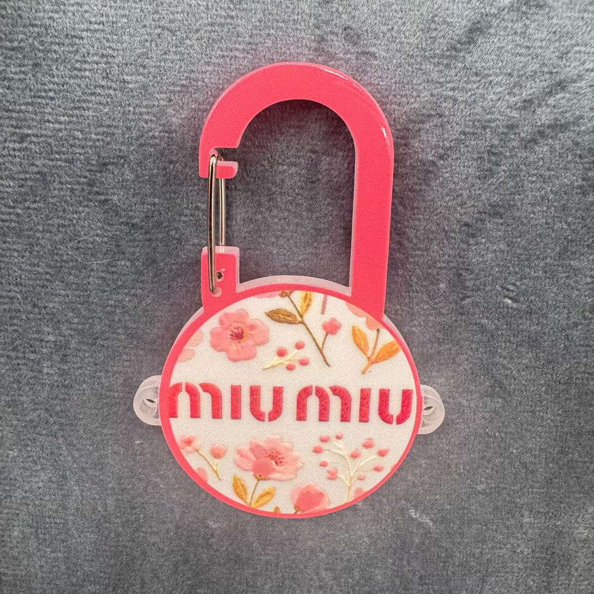 Acrylic Carabiner, Cartoon Backpack Hook Key Accessory
